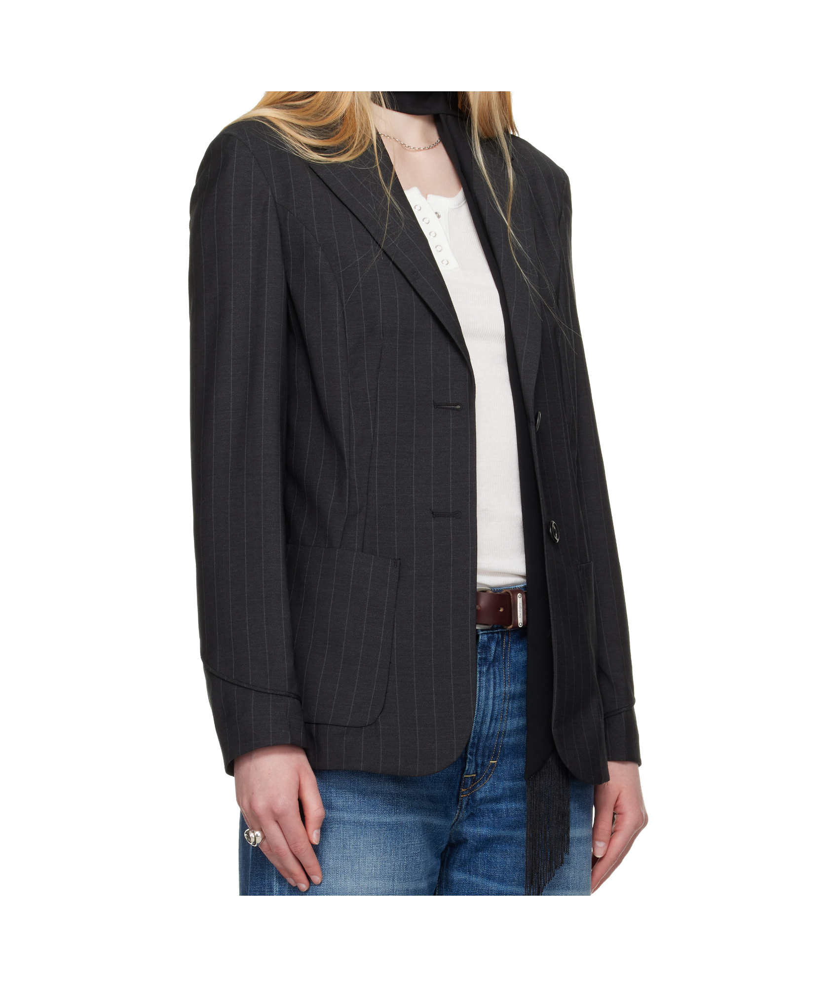 Our Legacy Work Shop Emporio Armani Icona Blazer In Black