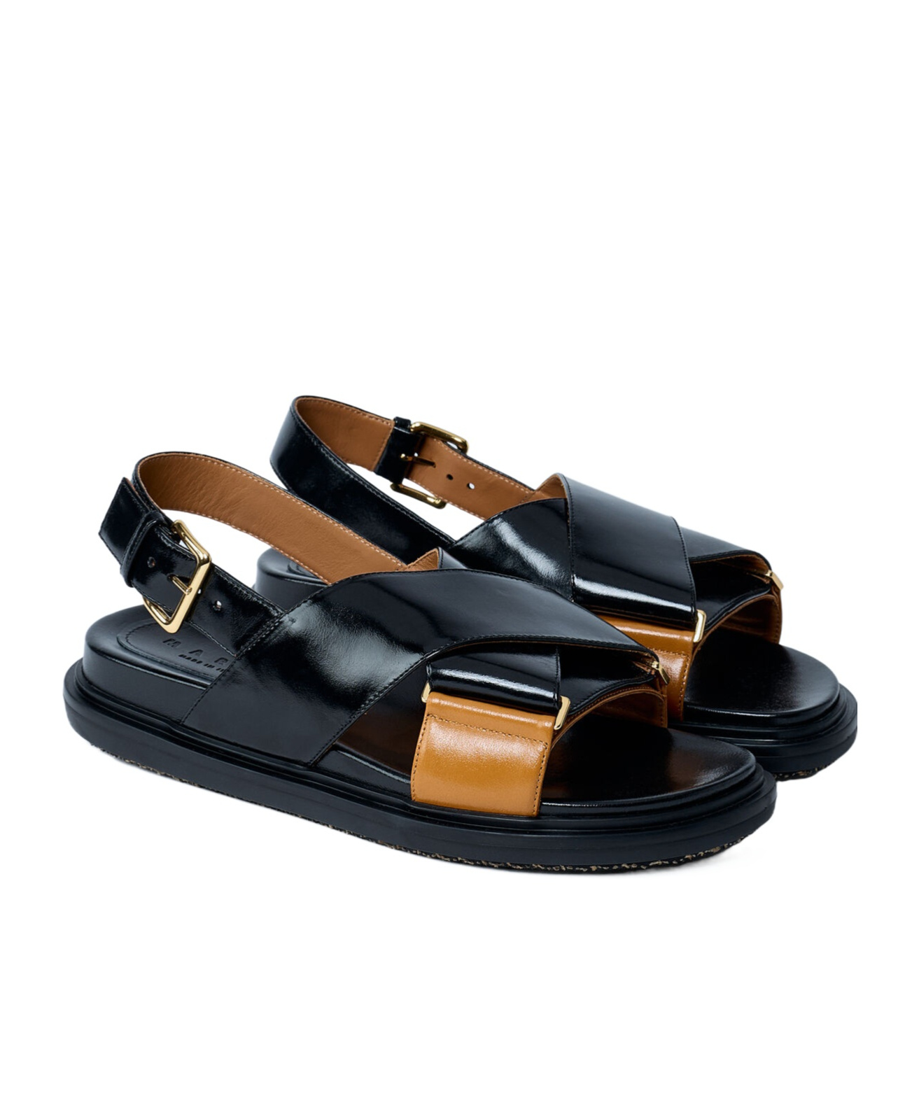 Marni Buckled Sandals In Black