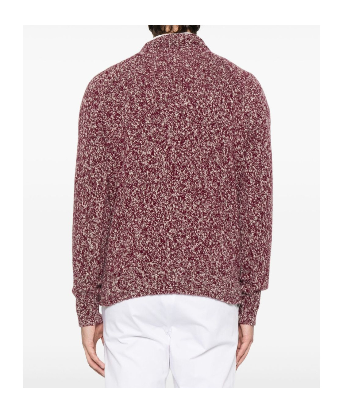 Drumohr Long-sleeved Sweater In Purple