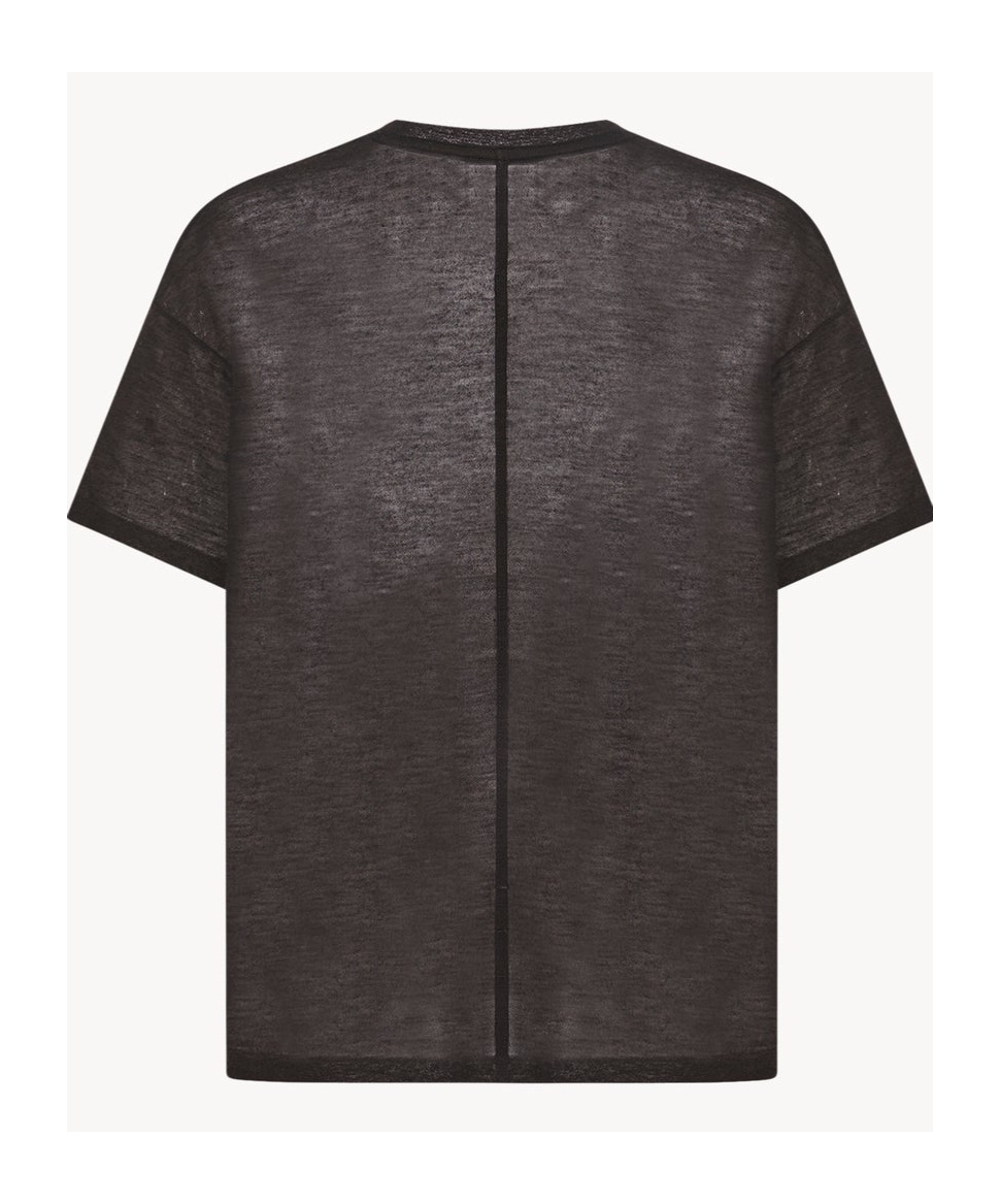 The Row Cashmere Coat In Black