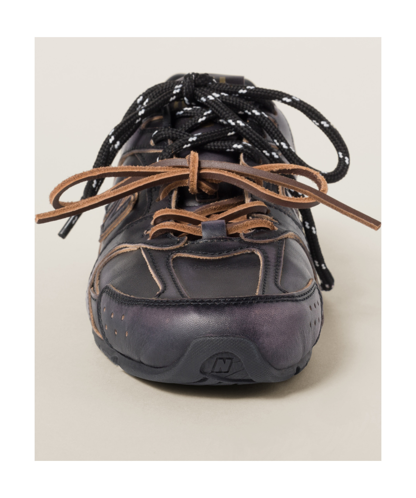 MIU MIU NEW BALANCE X MIU MIU 530 SL LEATHER SNEAKERS