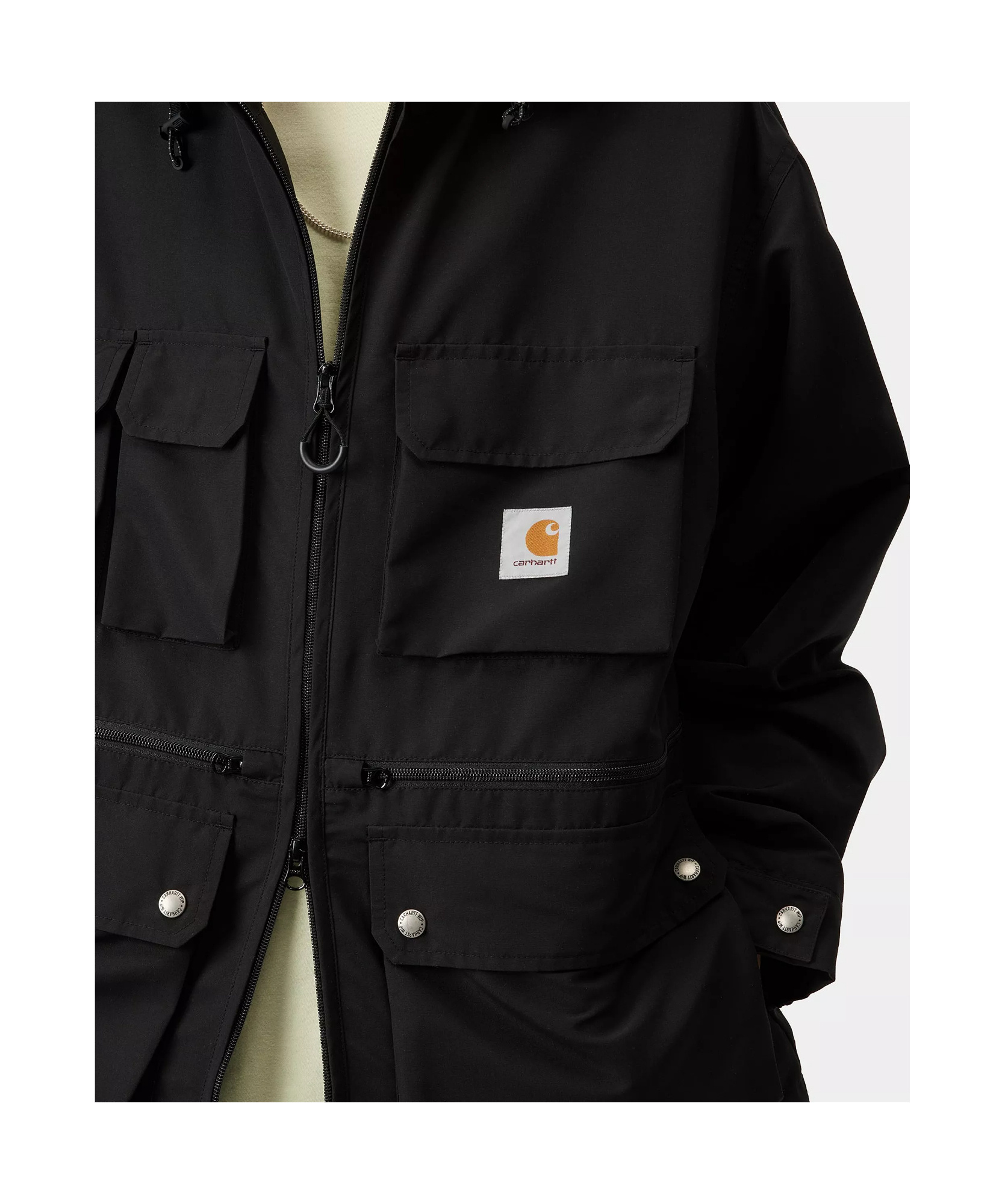 Carhartt Irwin Jacket In Black
