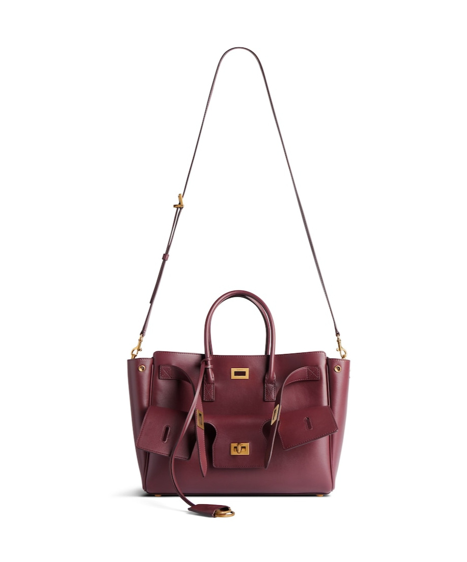 Balenciaga Bel Air Small Carry All Bag In Red
