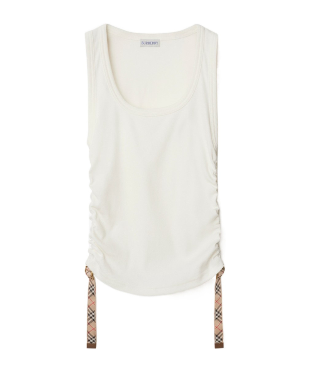 Burberry Festival-style Tank Top In White