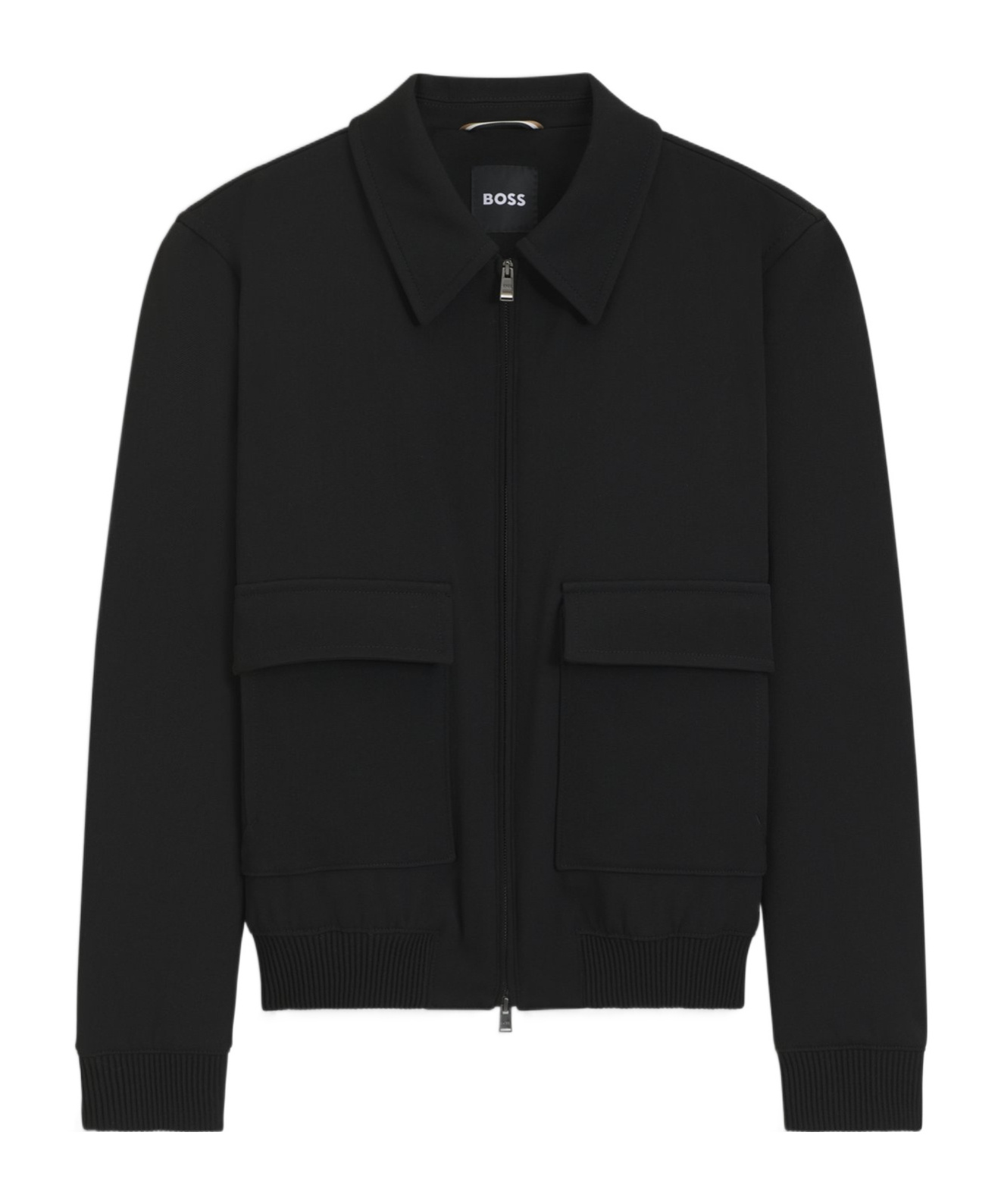 Hugo Boss Bomber Jacket With Removable Lining In Black