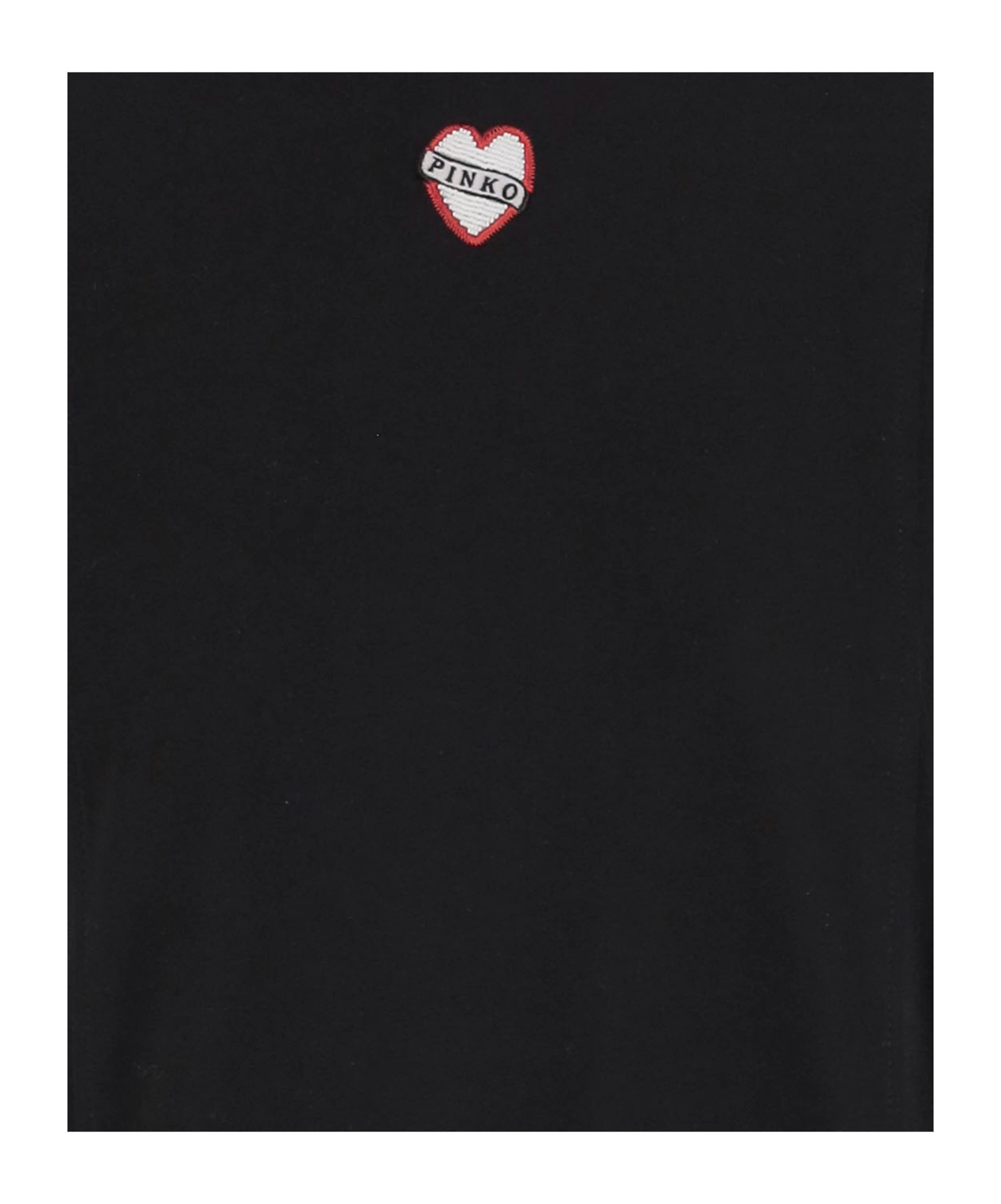 Pinko Cotton T-shirt With Logo In Black