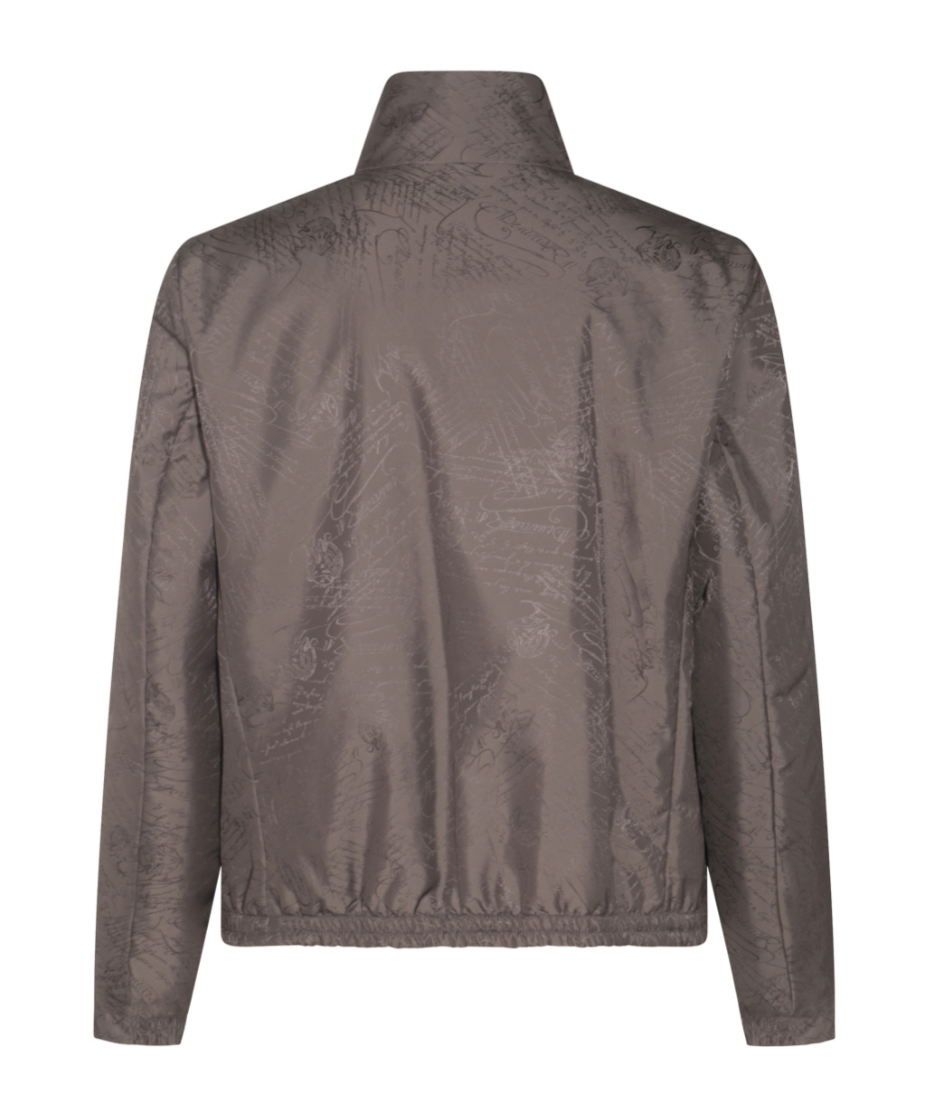 Berluti Dark Grey Casual Jacket In Black