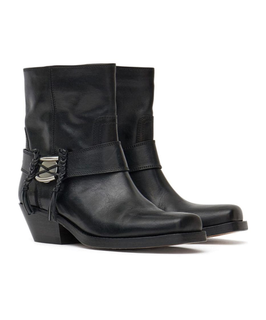 Shop Isabel Marant Akson Gaucho Boots In Black