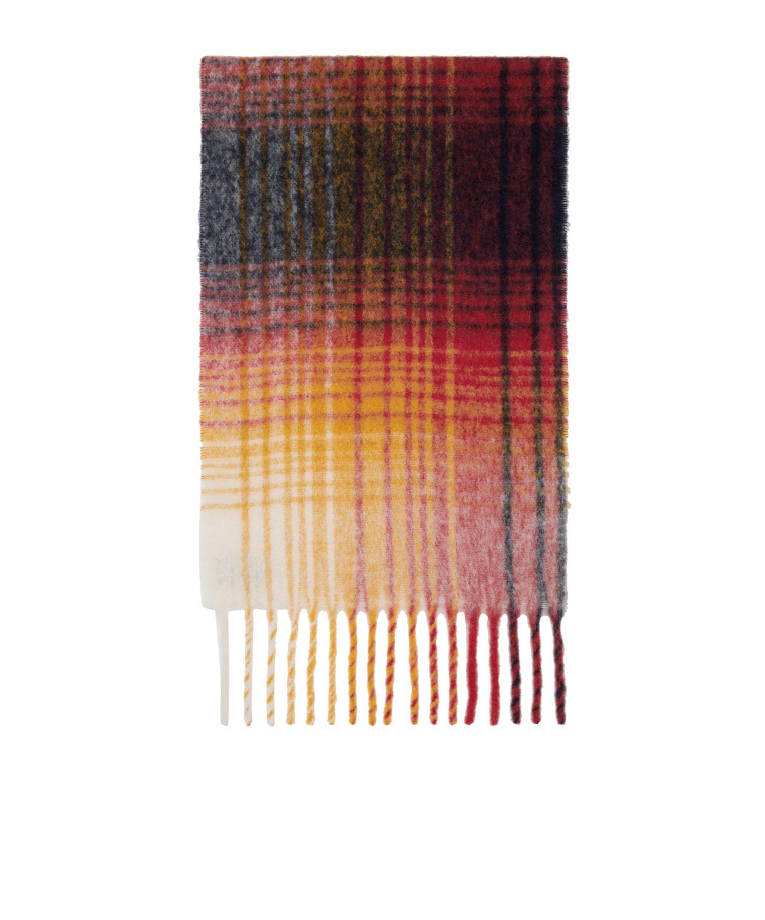 Shop Isabel Marant Logo Embroidered Fringed-edge Scarf In Multicolor