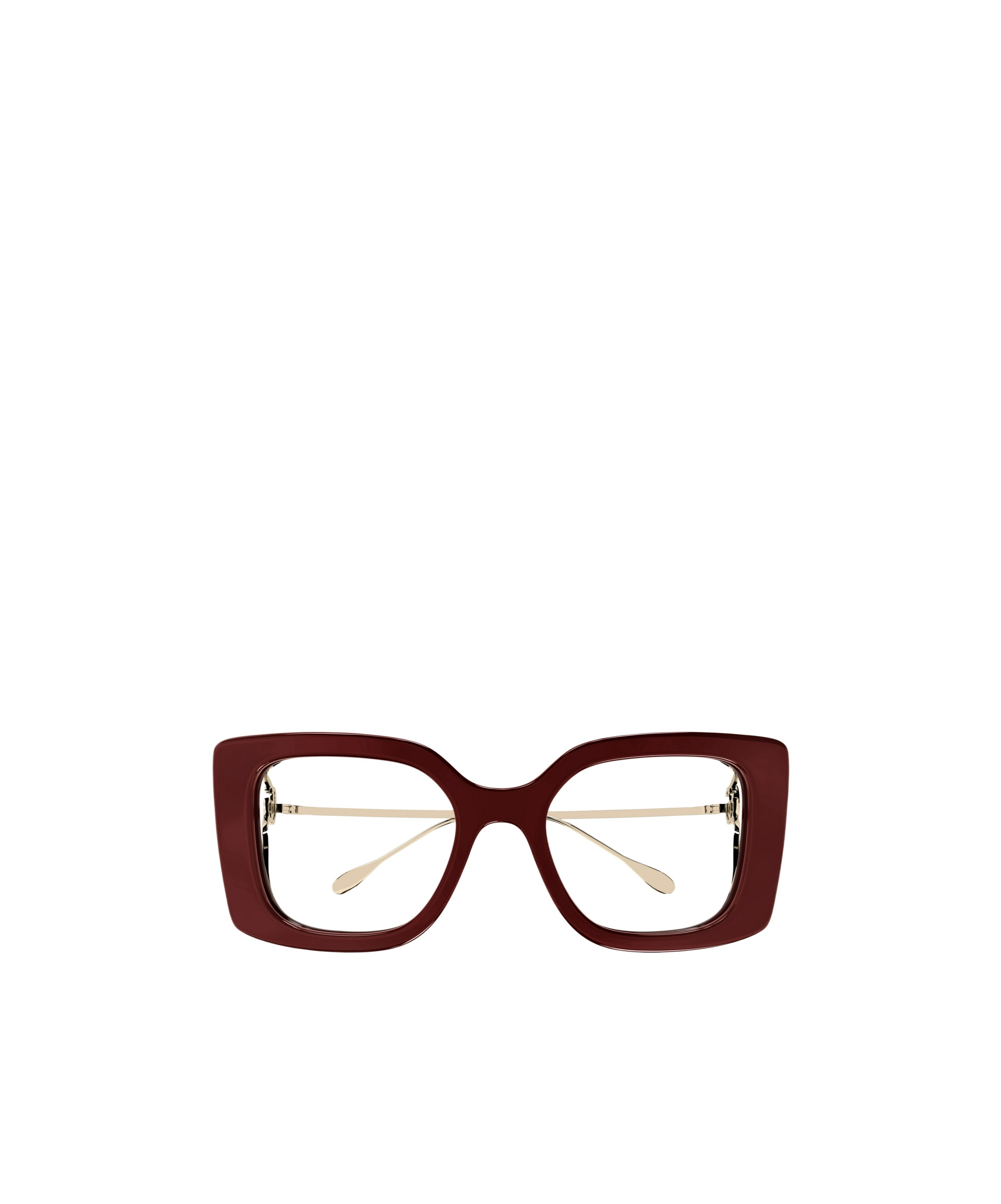 Gucci Double G Oversize-frame Glasses In Red