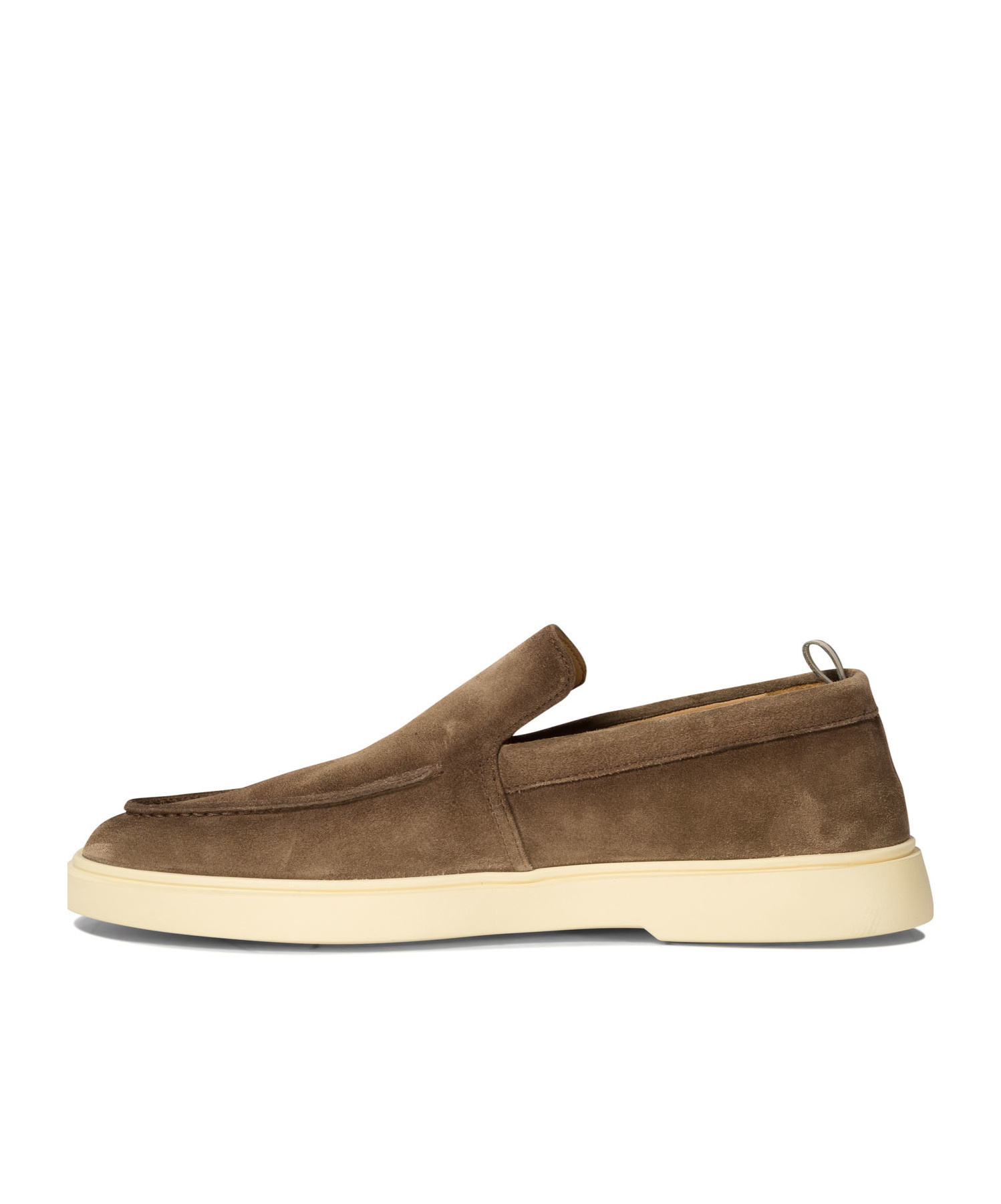 Officine Creative Mens Khaki Bones Slip-on Suede Penny Loafers In Brown