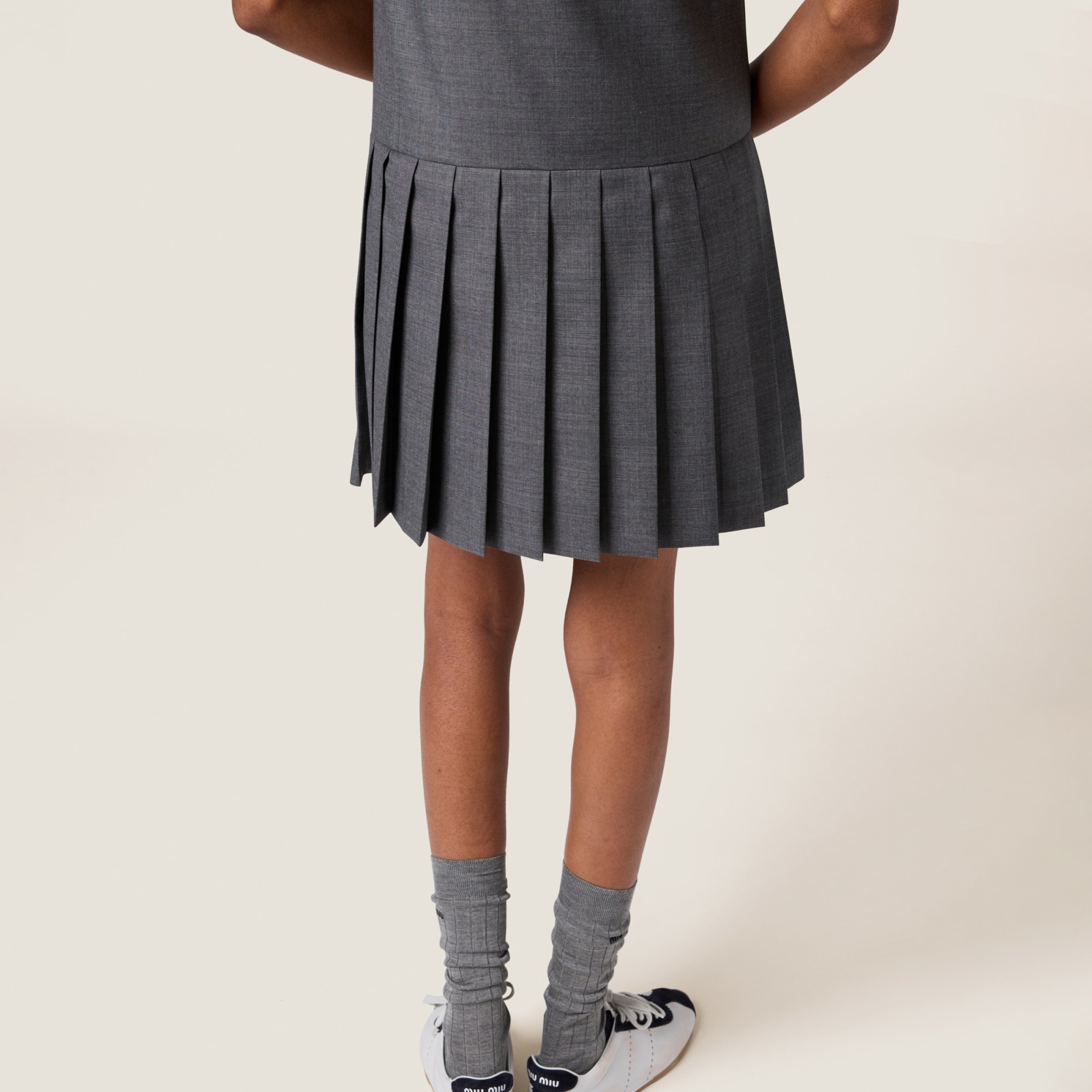 Miu Miu Sleeveless Dress In Black