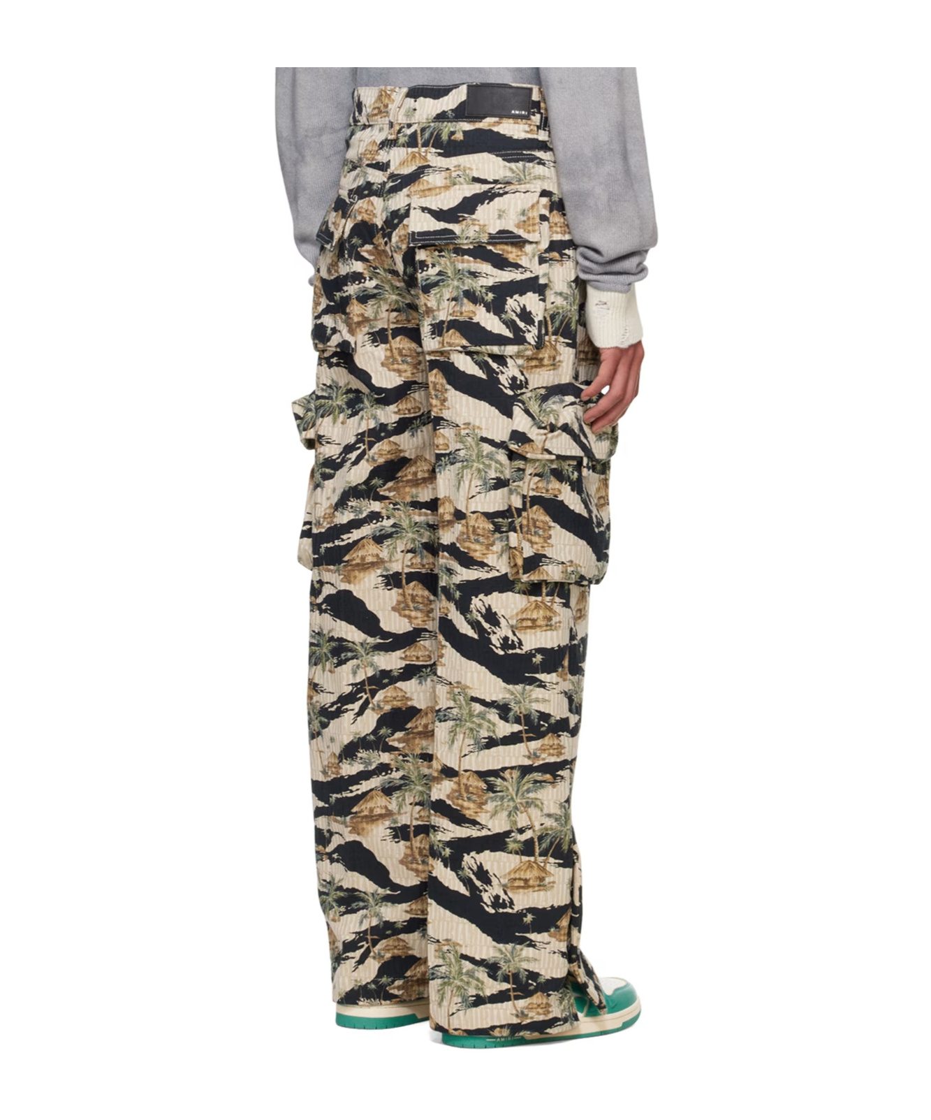 Amiri Pattern Work Casual Pants In Multicolor
