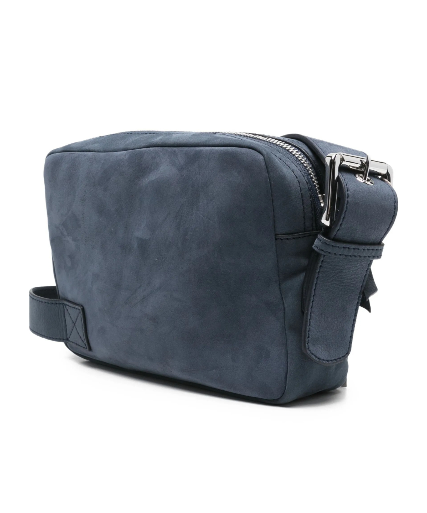 Vivienne Westwood Leather Zip-fastening Crossbody Bag In Black