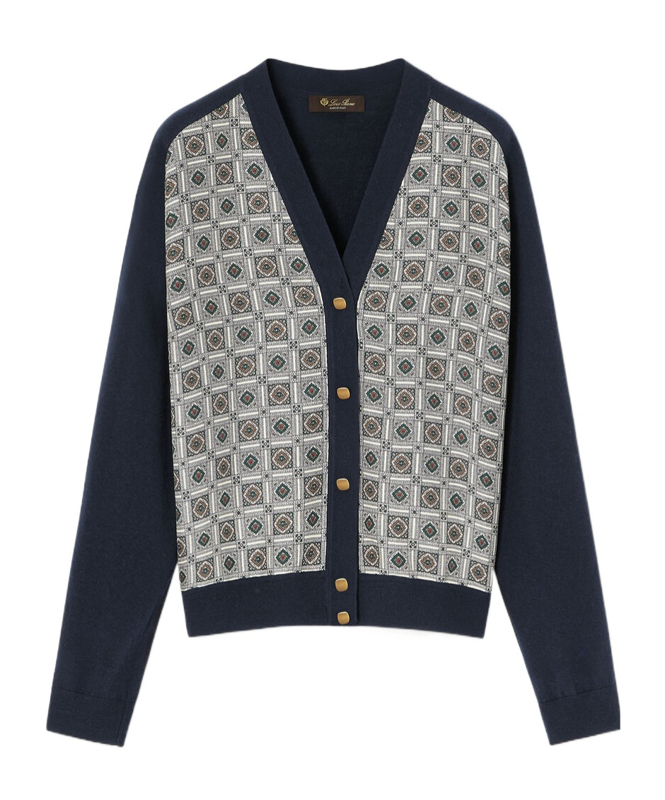 Loro Piana Mendoza Cardigan In Black