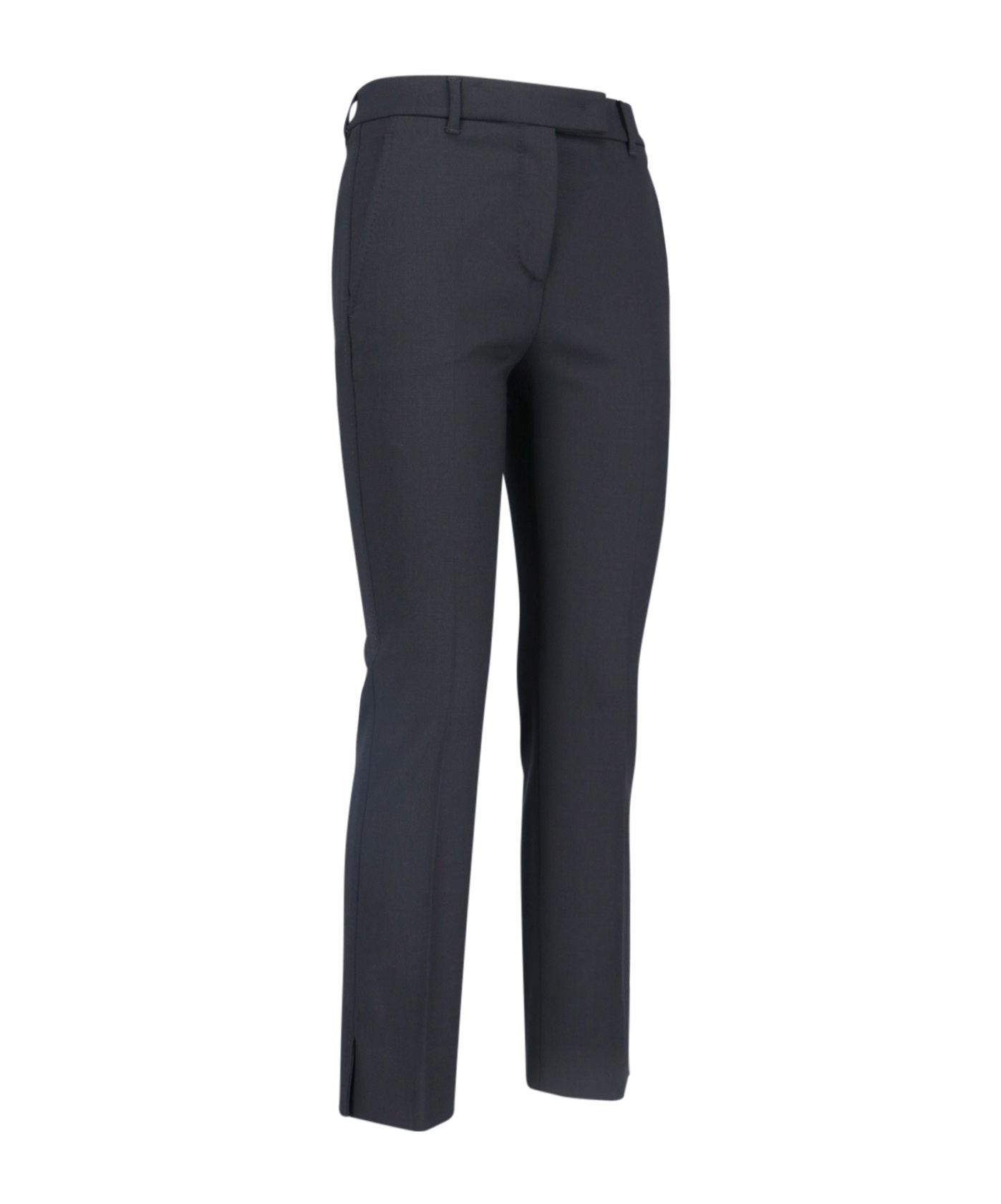 Incotex Tailored Straight-leg Trousers In Black