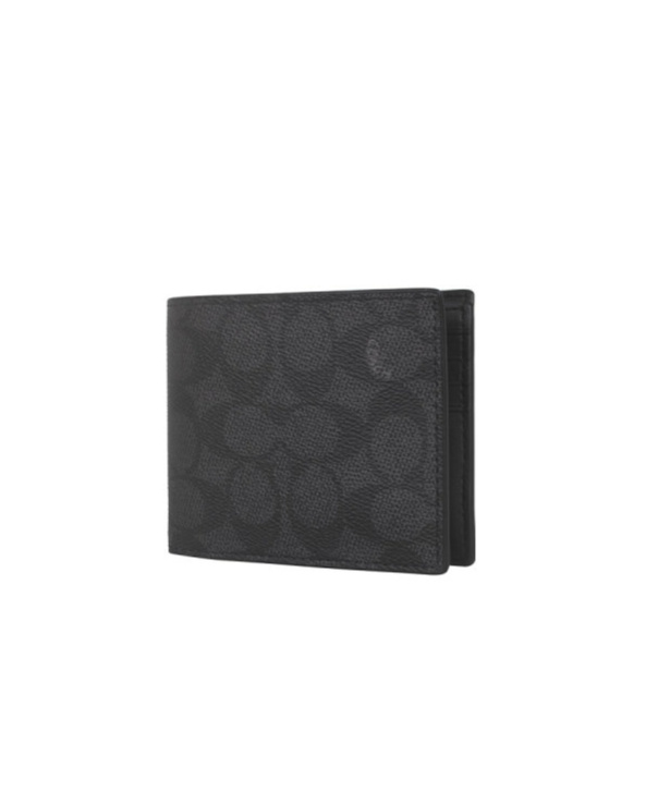 Coach Logo Wallet In Black