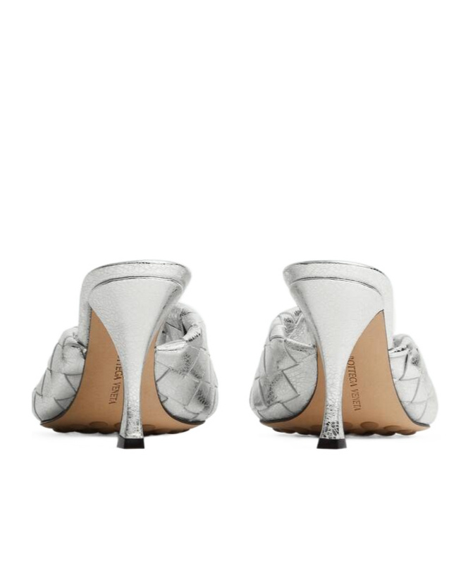 Bottega Veneta Blink Mules In Gray