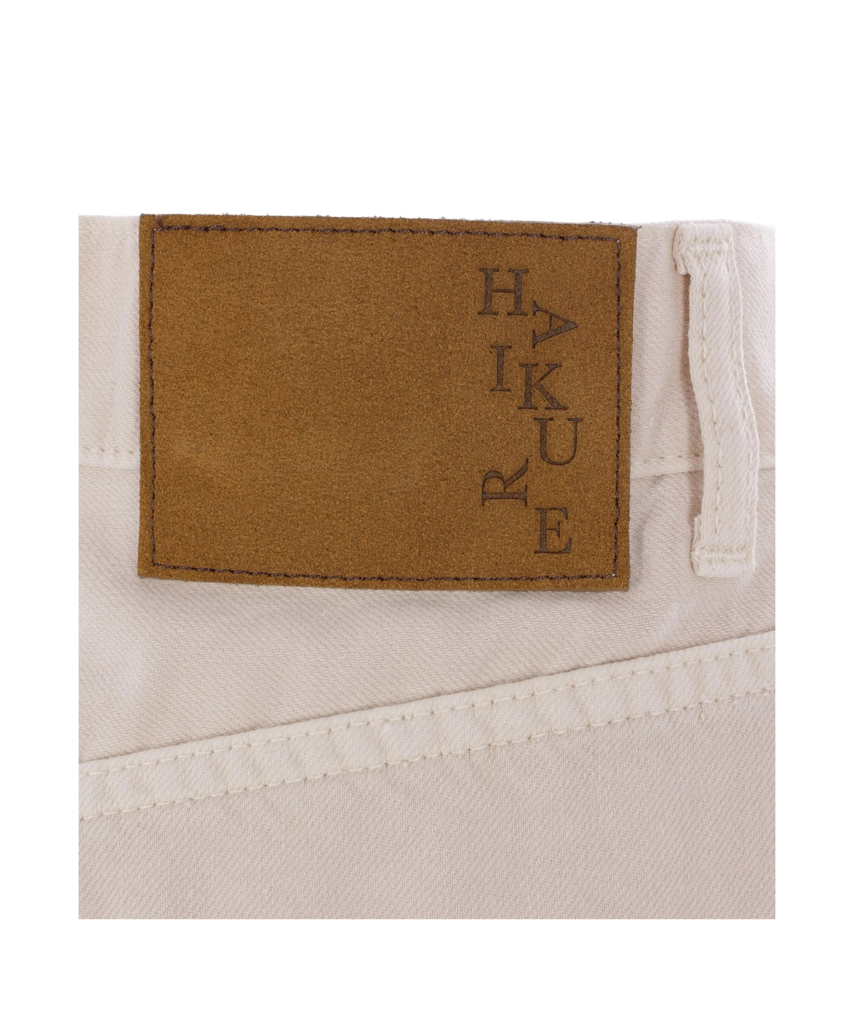 Haikure Relaxed Wide Leg Jeans In Nude