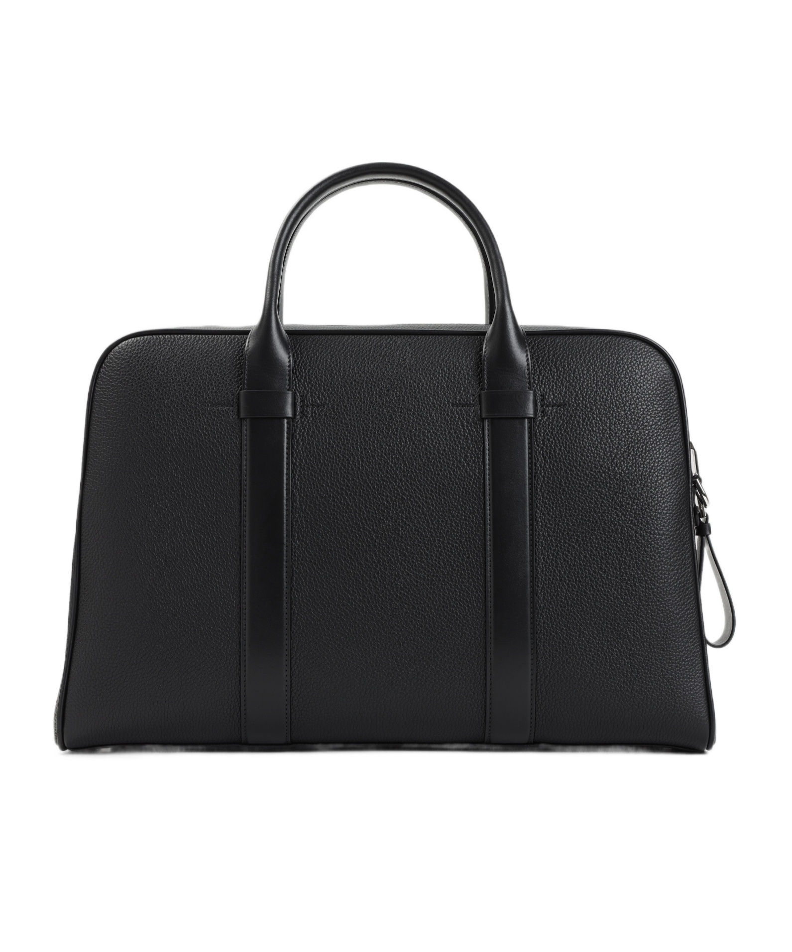 Tom Ford Pebbled Leather Briefcase In Black