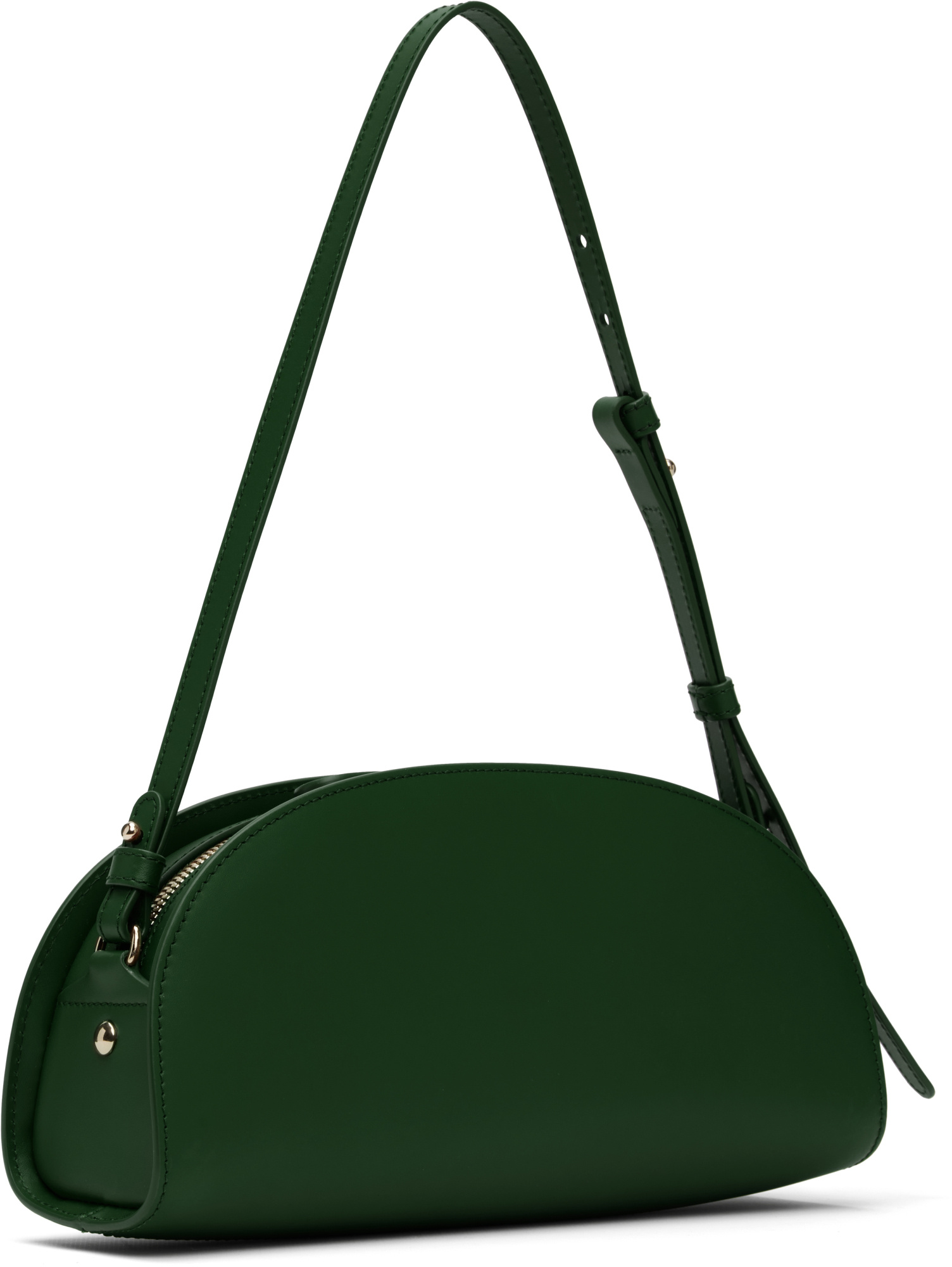 Apc Demi-lune Shoulder Bag In Green