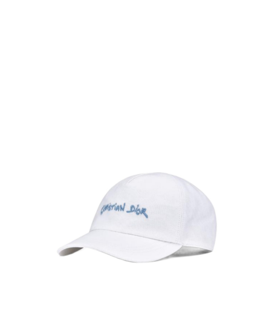 Dior Signature Cap In White