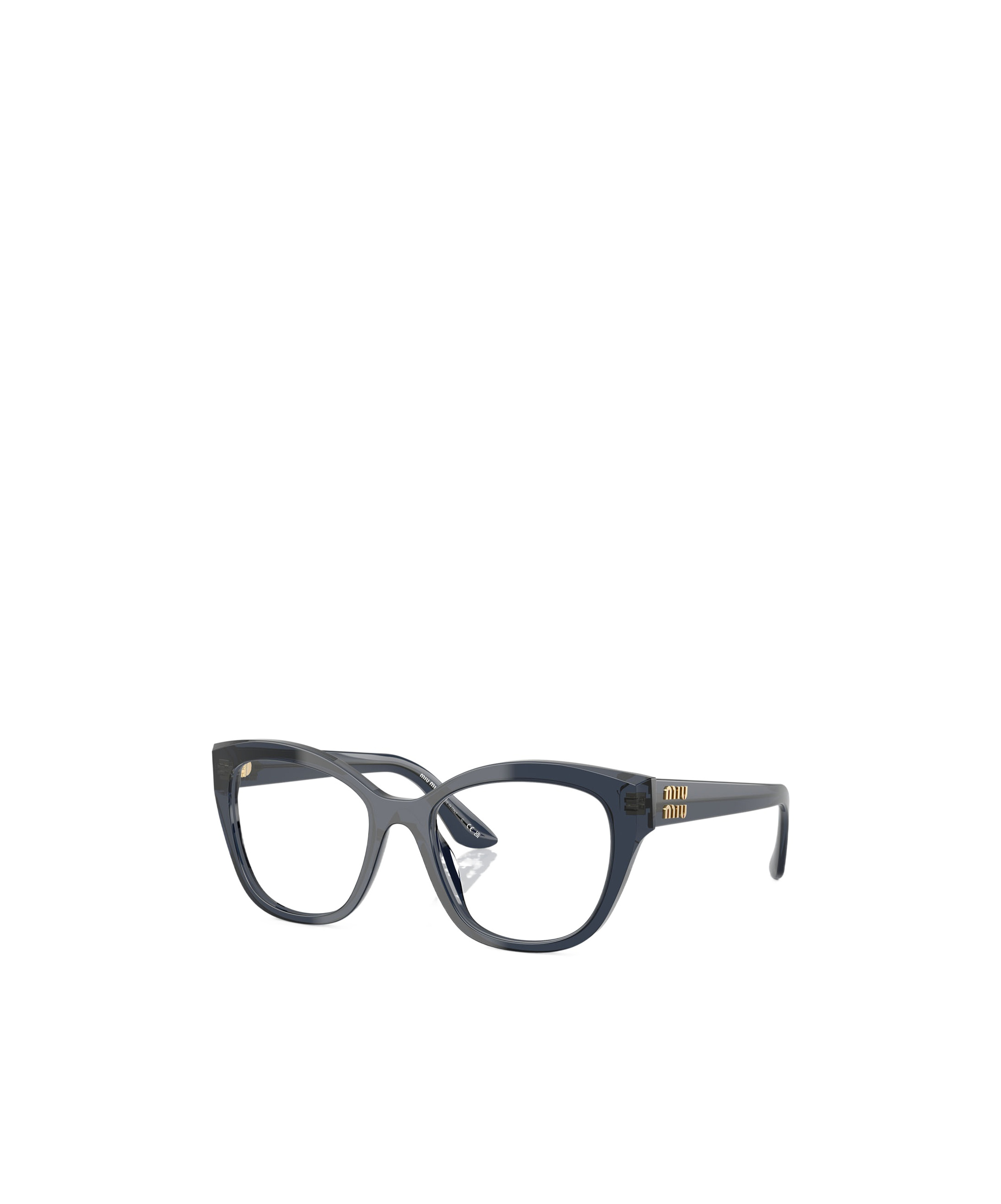 Miu Miu Geometrically Framed Flat Mirror In Gray