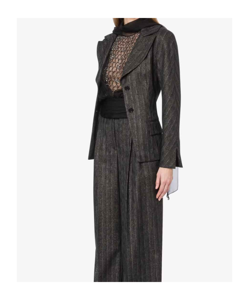 Shop Alberta Ferretti Single-breasted Blazer In Black