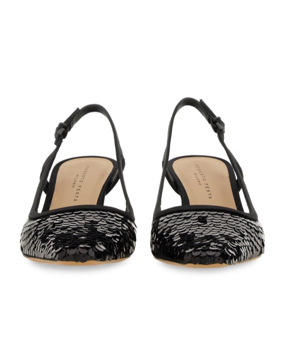 Shop Roberto Festa Slingback Siviglia Pumps In Black