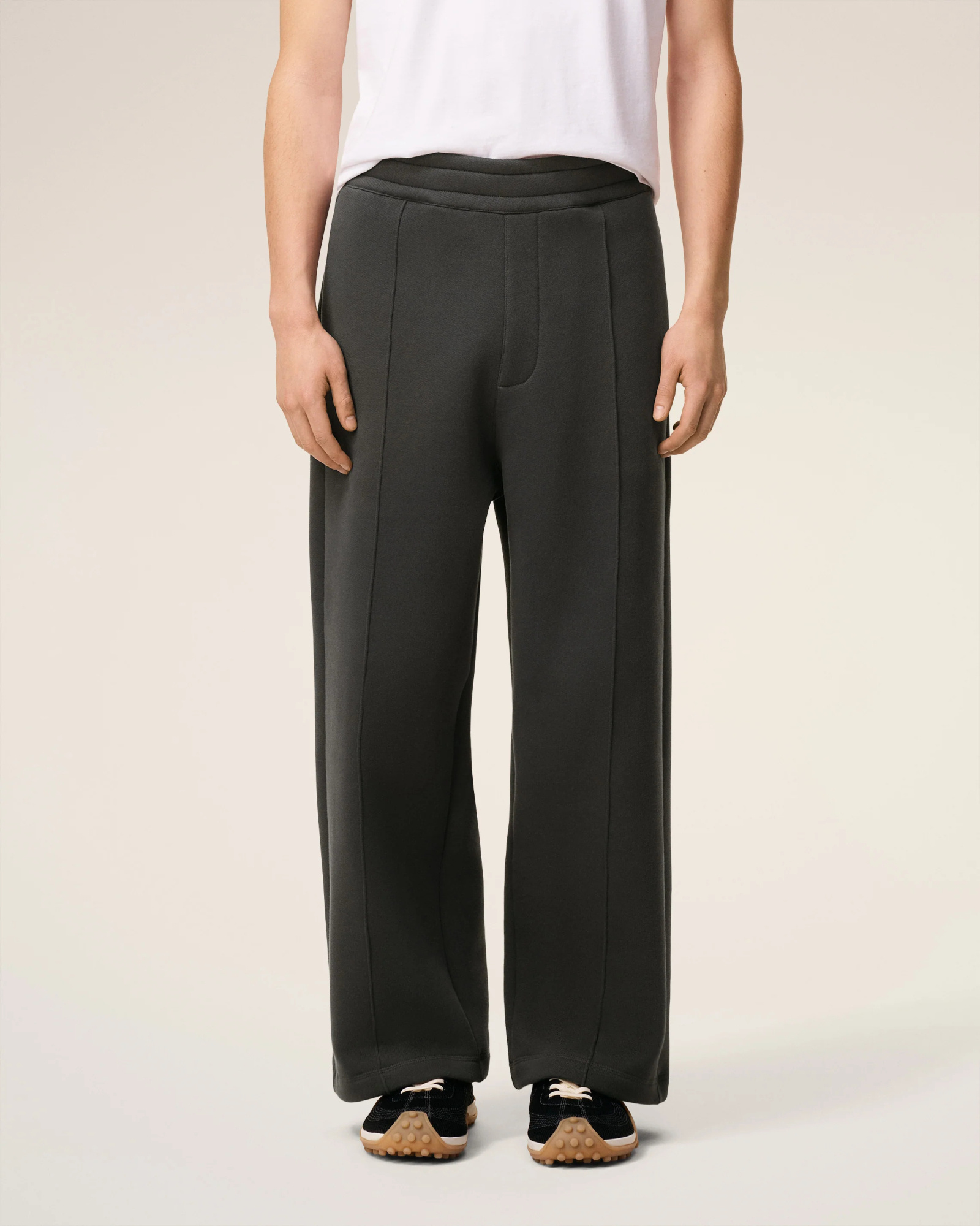 Ami Alexandre Mattiussi Elastic Waist Sweatpants In Black
