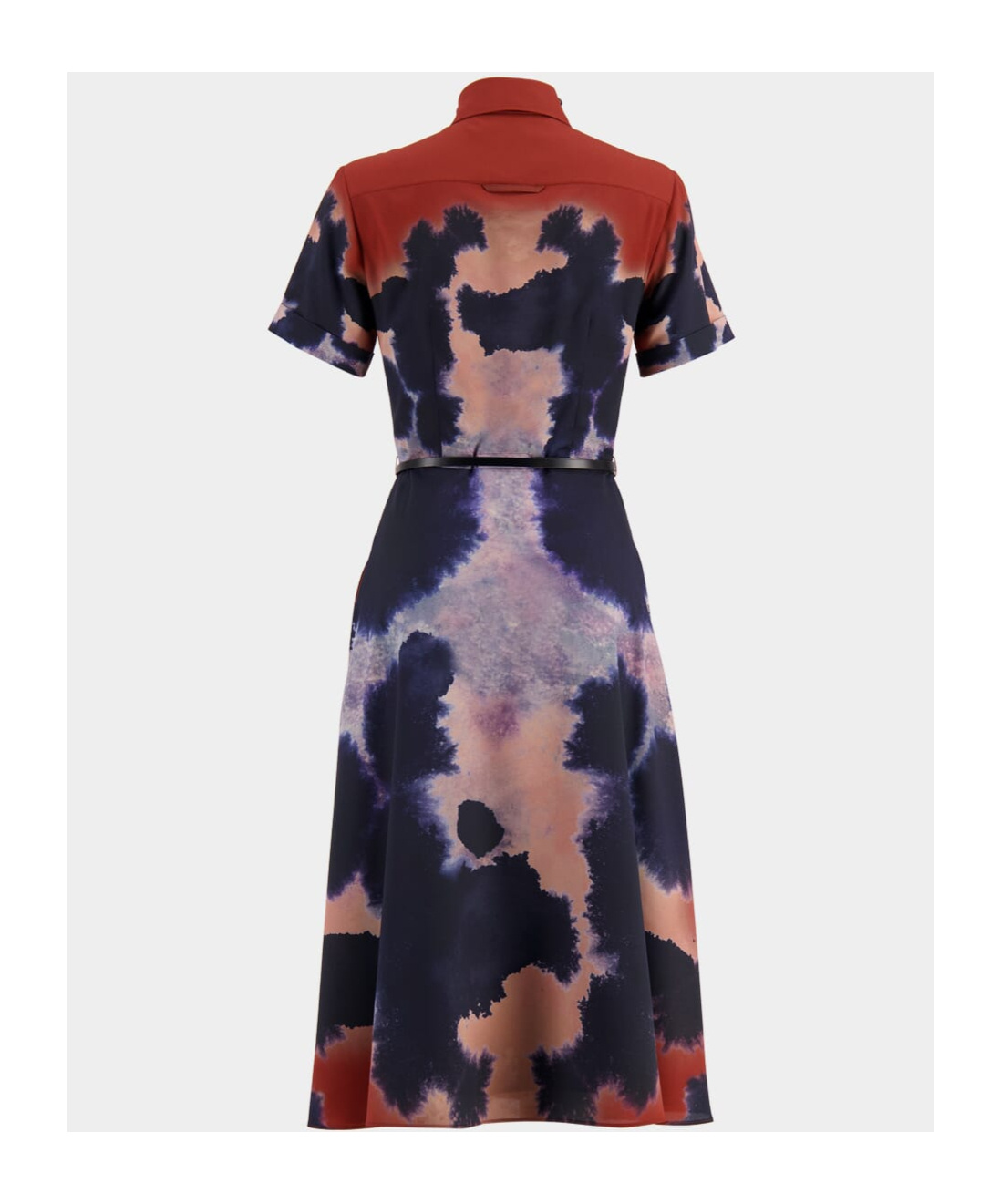 Altuzarra Kiera Dip-dyed Midi Shirt Dress In Black