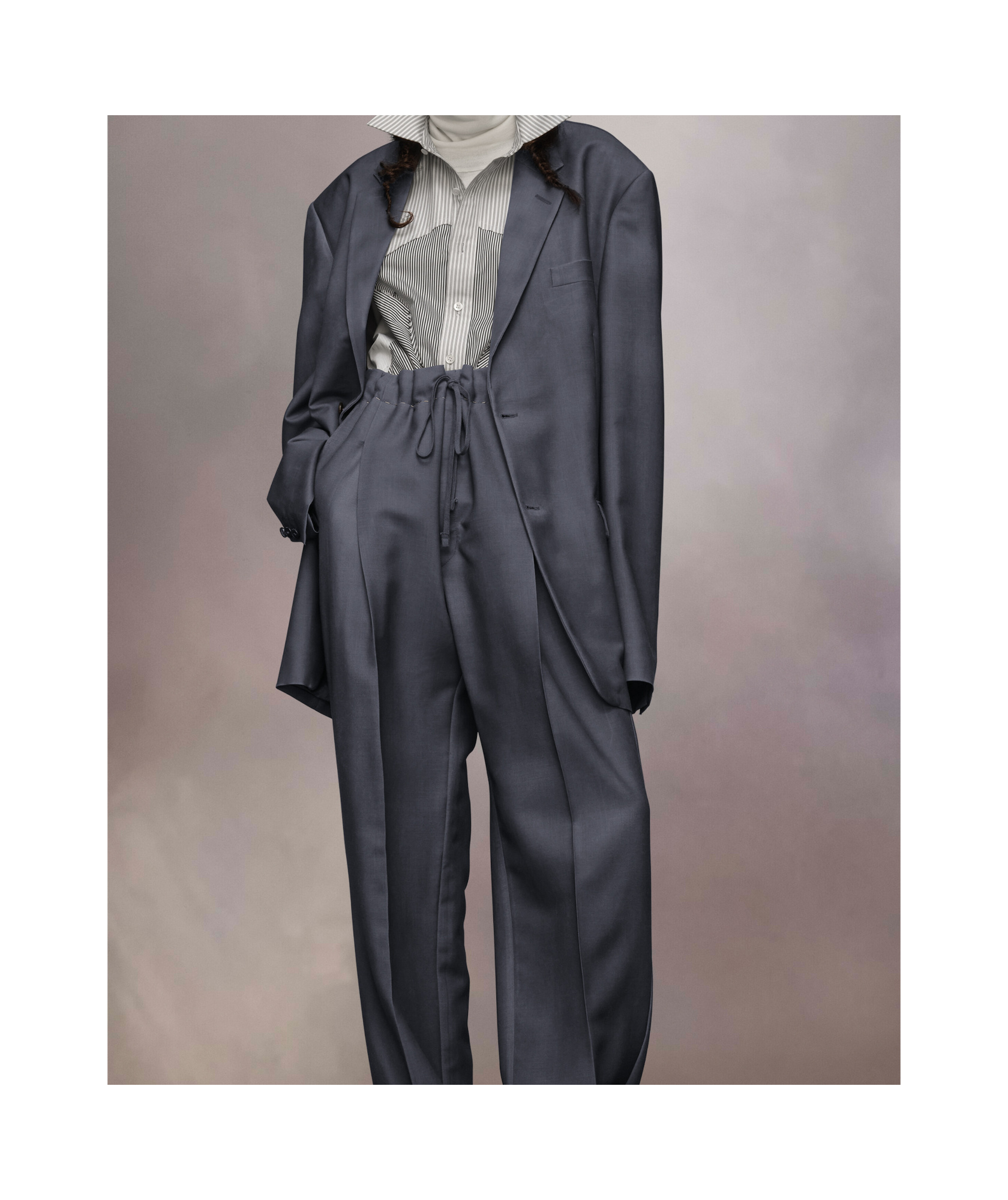 Maison Margiela Four-stitch Single-breasted Blazer In Black