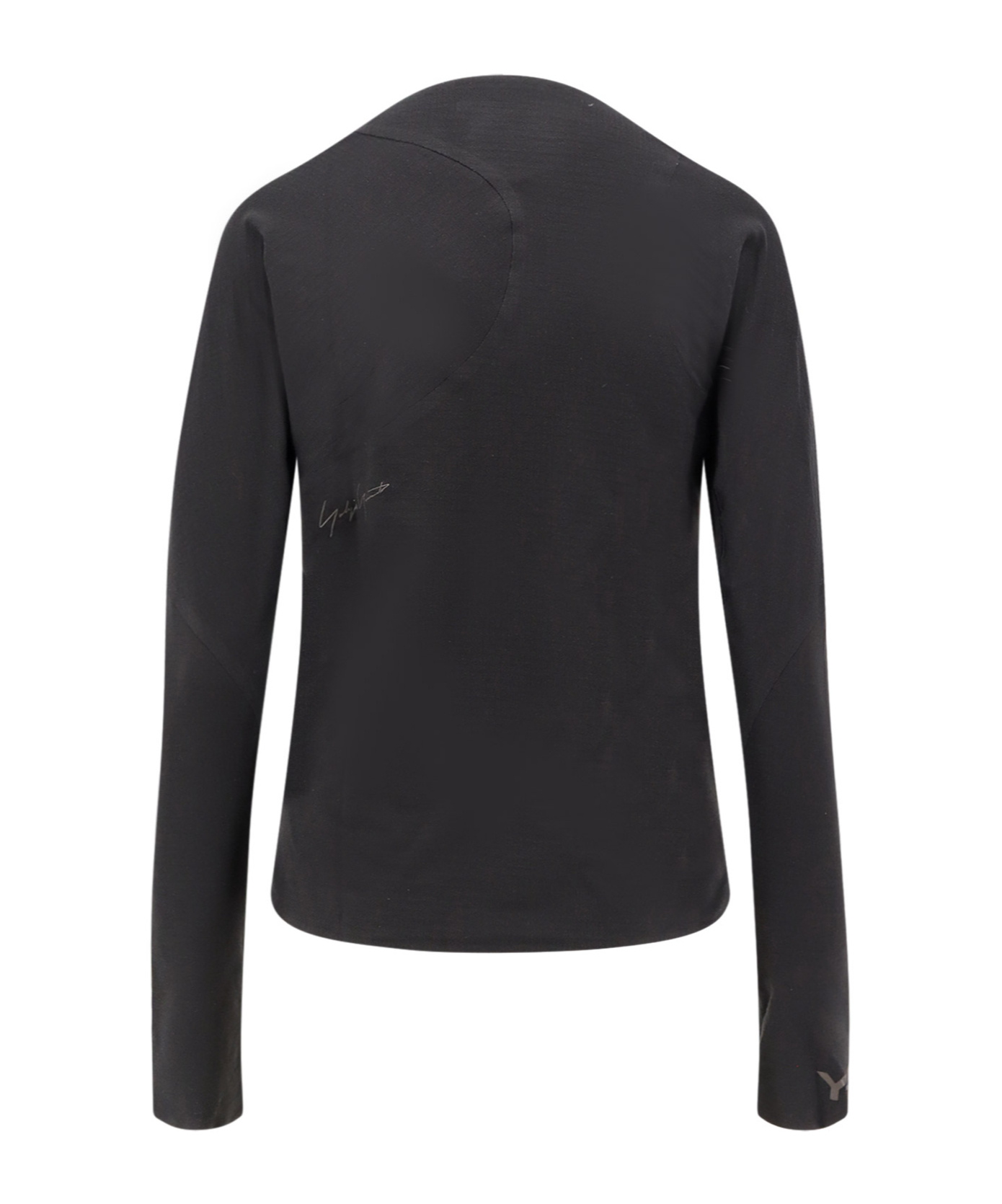 Y-3 Running Long-sleeved T-shirt In Black