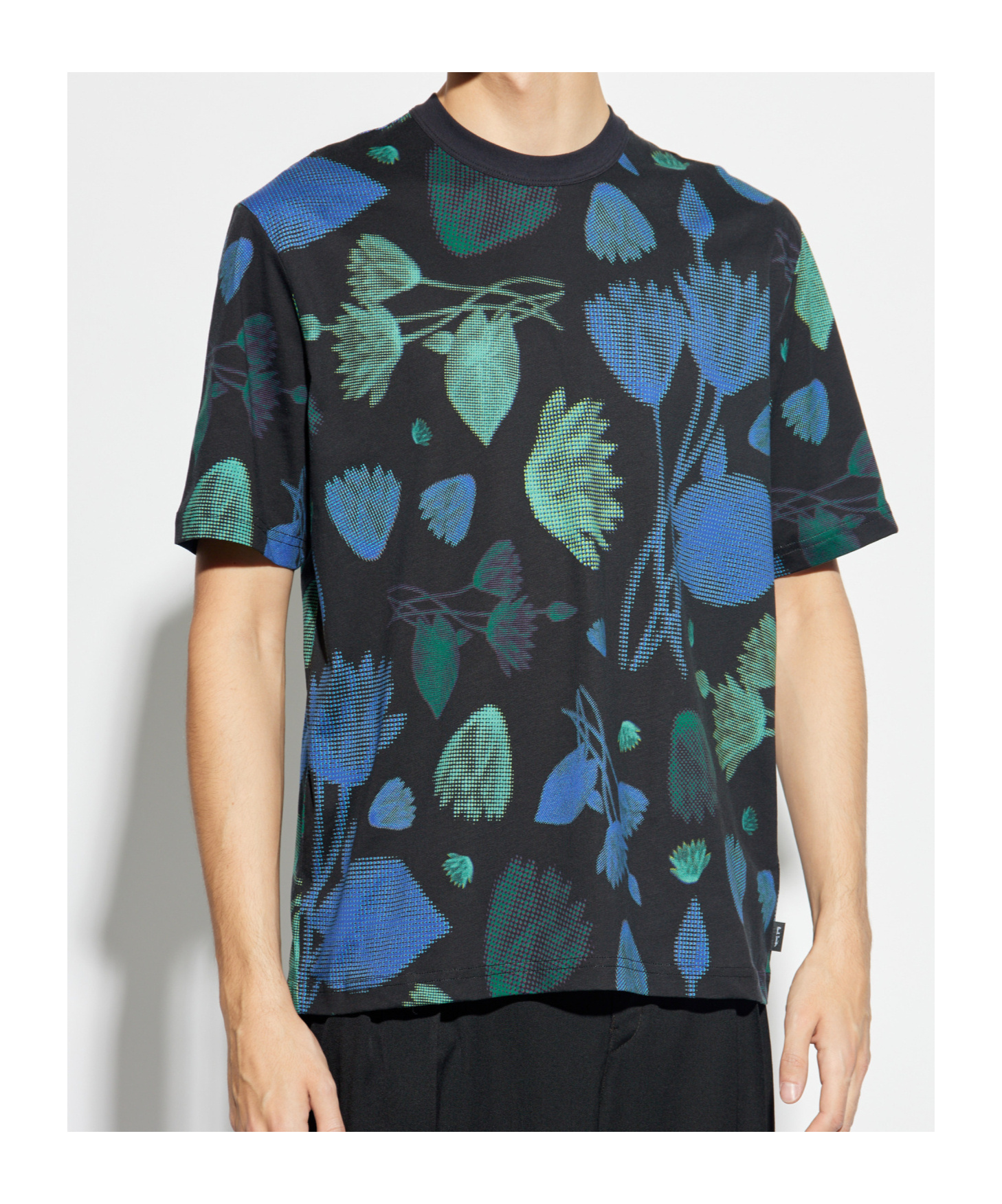 Ps By Paul Smith Ps Paul Smith Printed Cotton T-shirt In Black