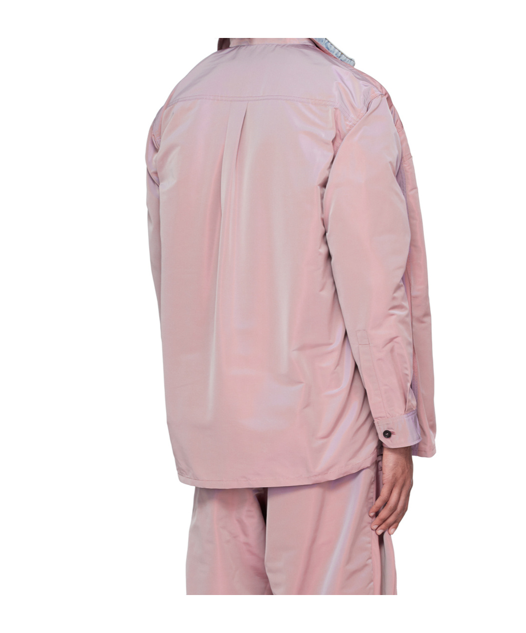 Y/project Purple Gathered Shirt In Pink