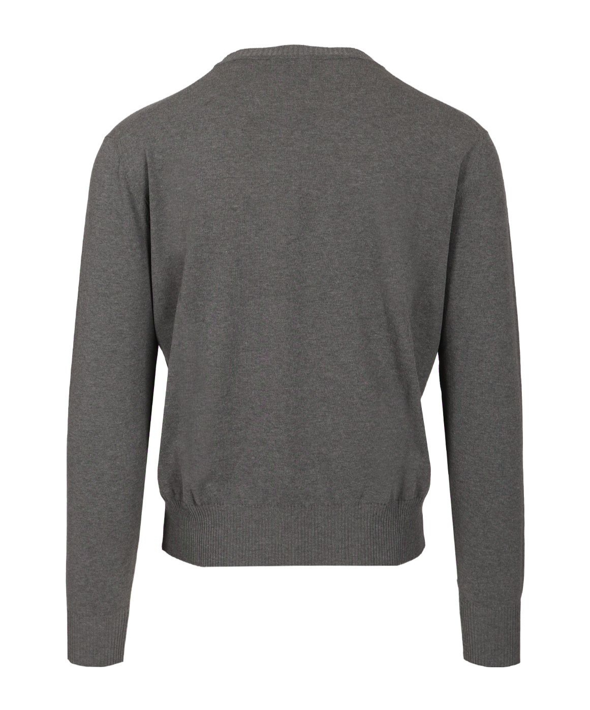 Vivienne Westwood Grey Crew Neck Sweater With Diamond Pattern Knitwear Grey In Black