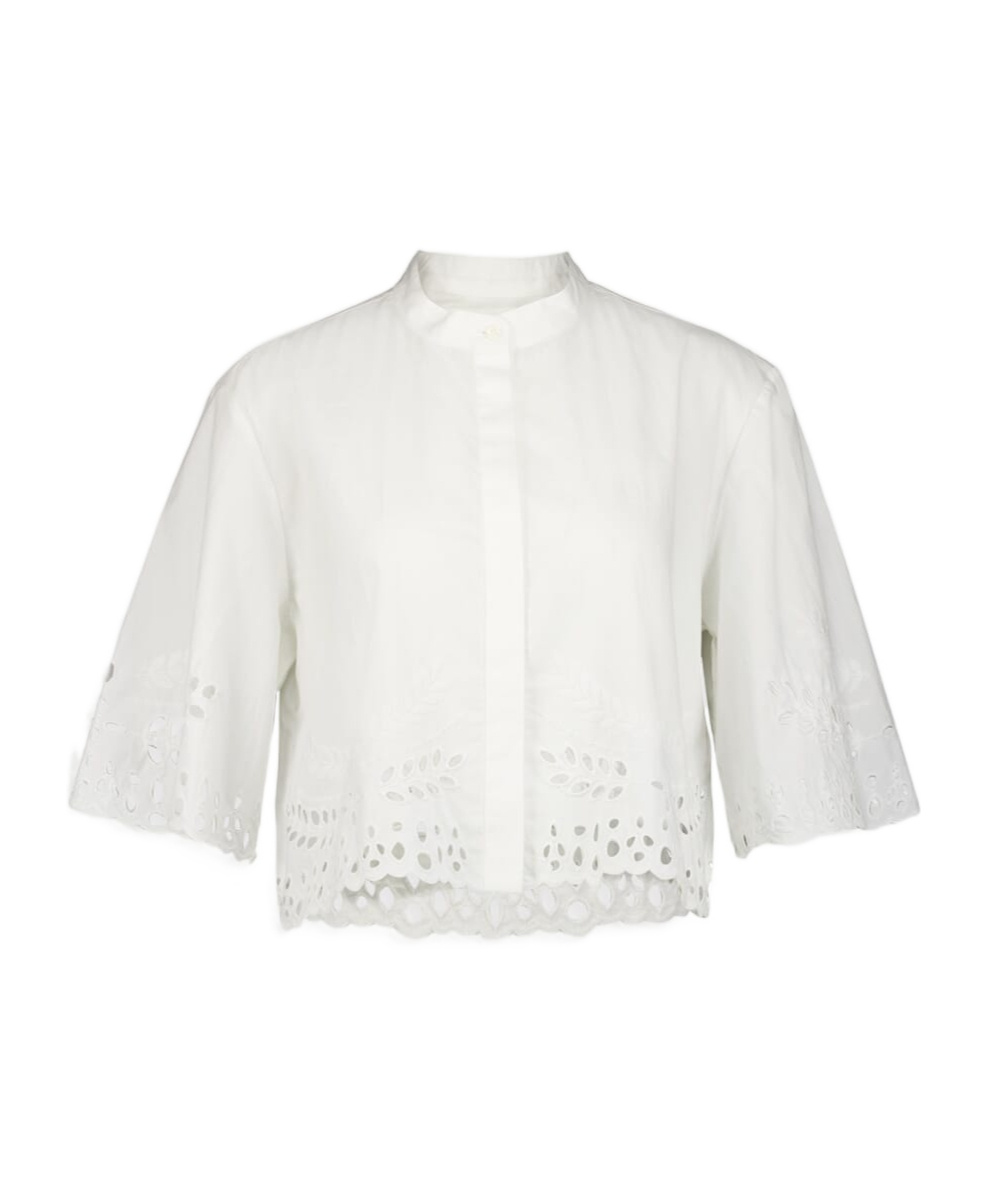 Isabel Marant Étoile Rommy Button Blouse In White