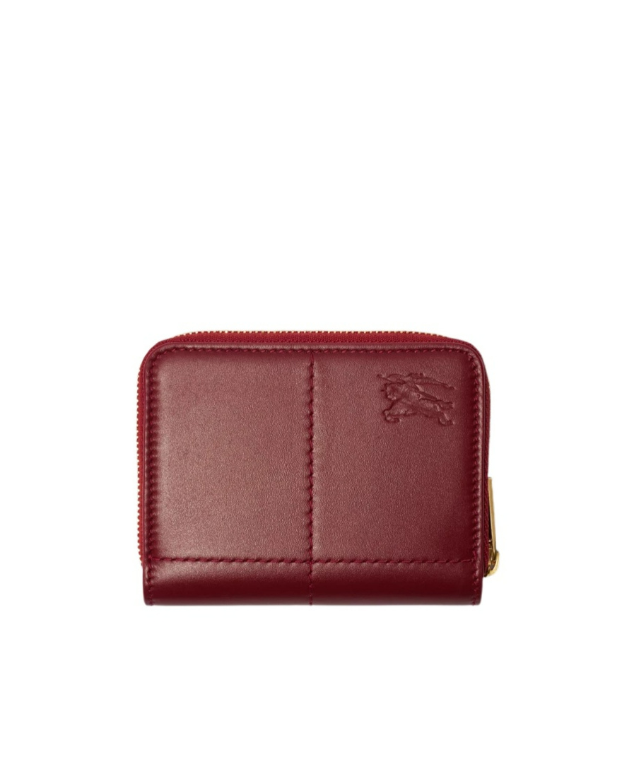 Burberry Snip Zip Wallet In Red