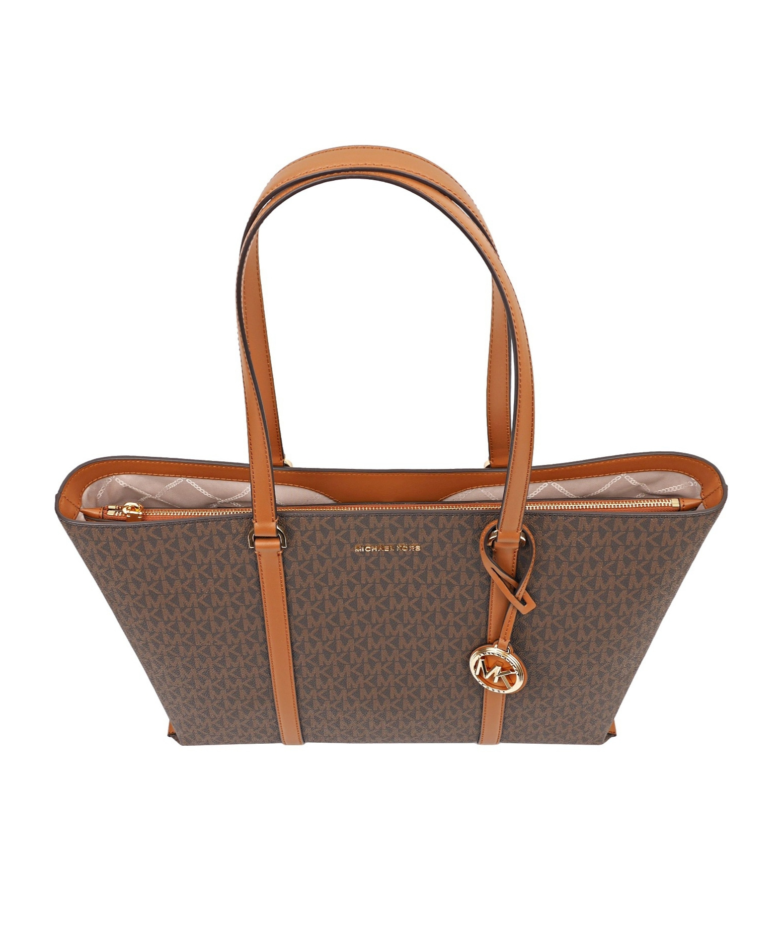 Michael Michael Kors Logo-print Tote Bag In Brown