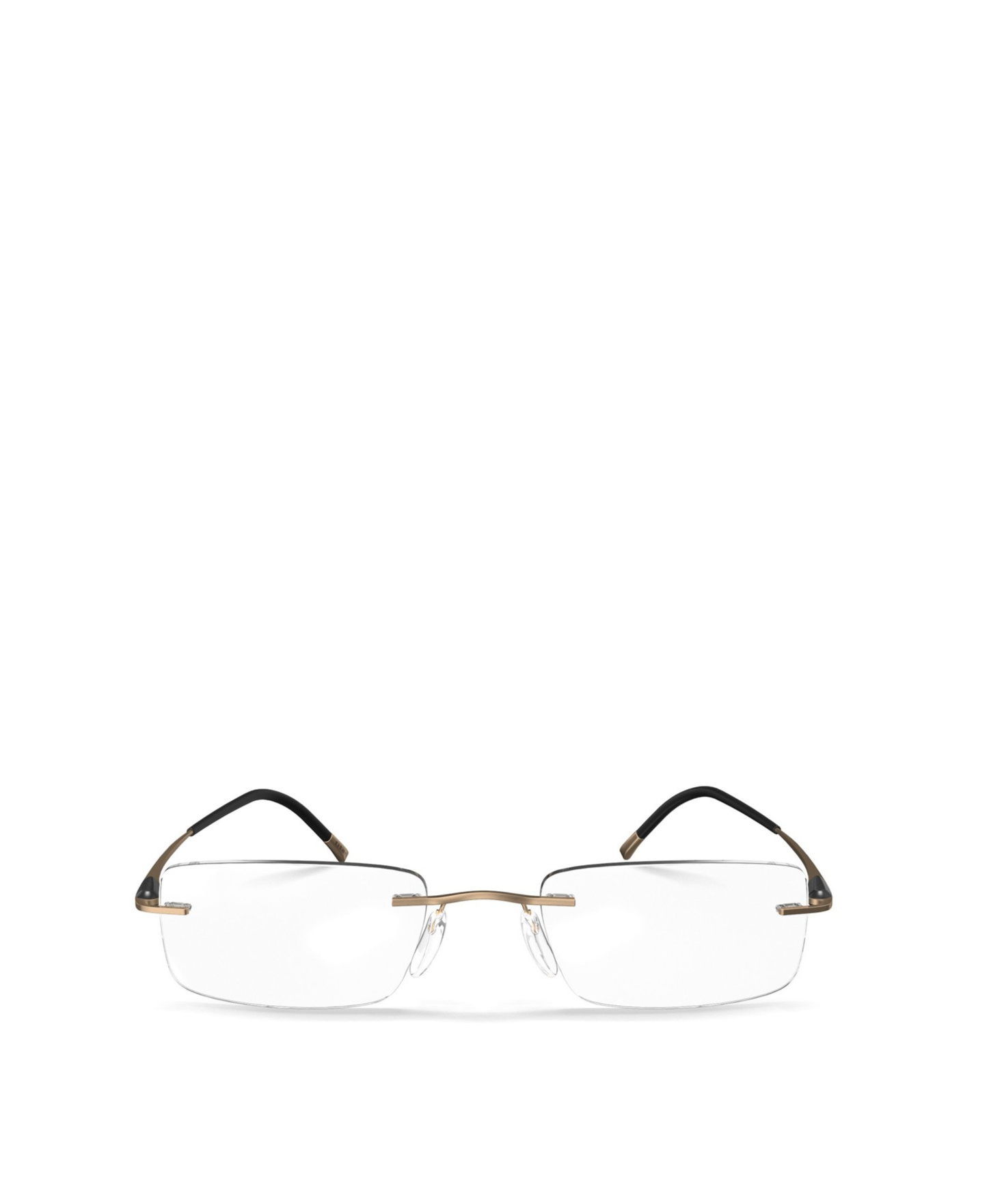 Silhouette Frameless Flat Mirror In White