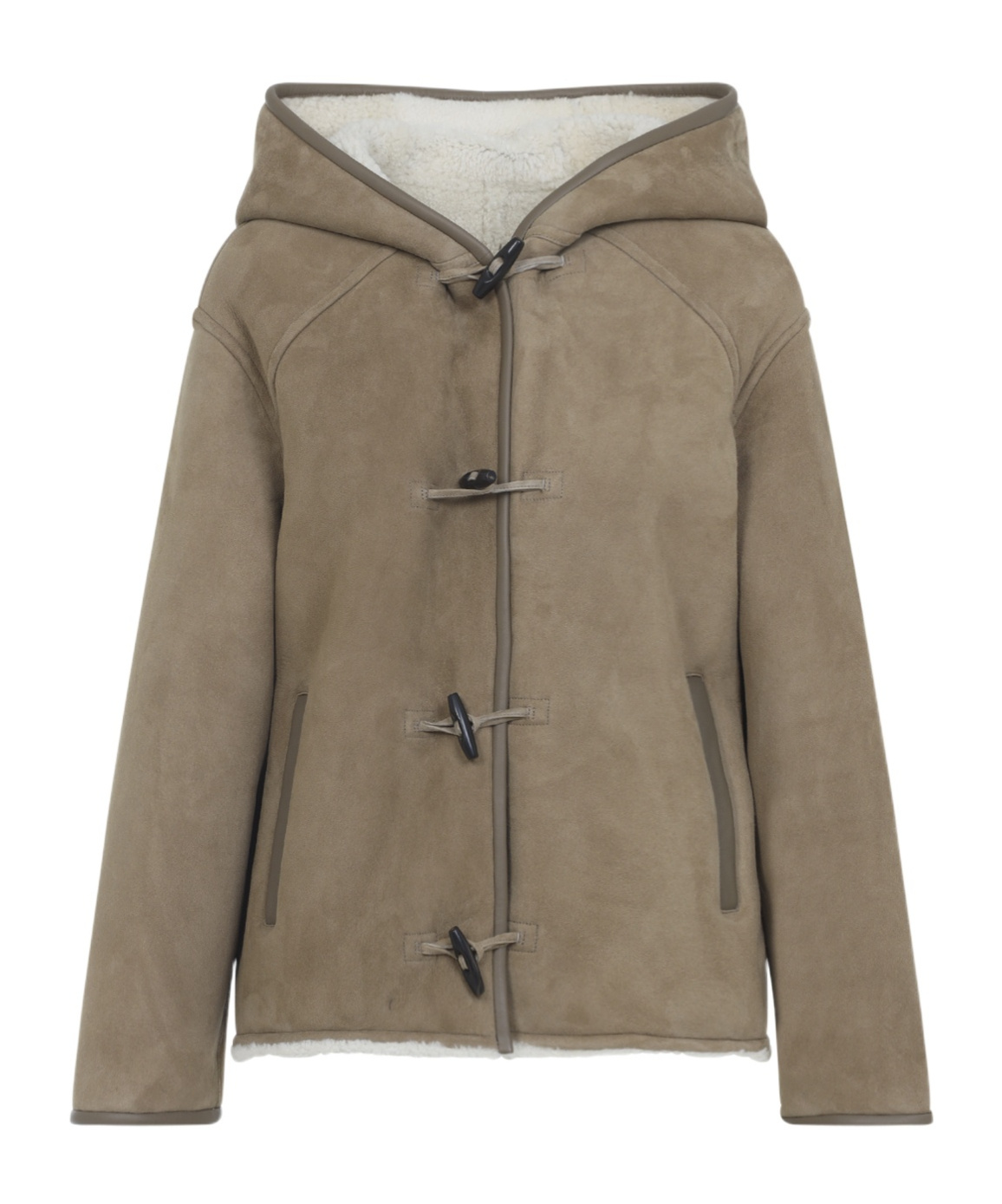 Yves Salomon Reversible Leather And Shearling Jacket In Brown