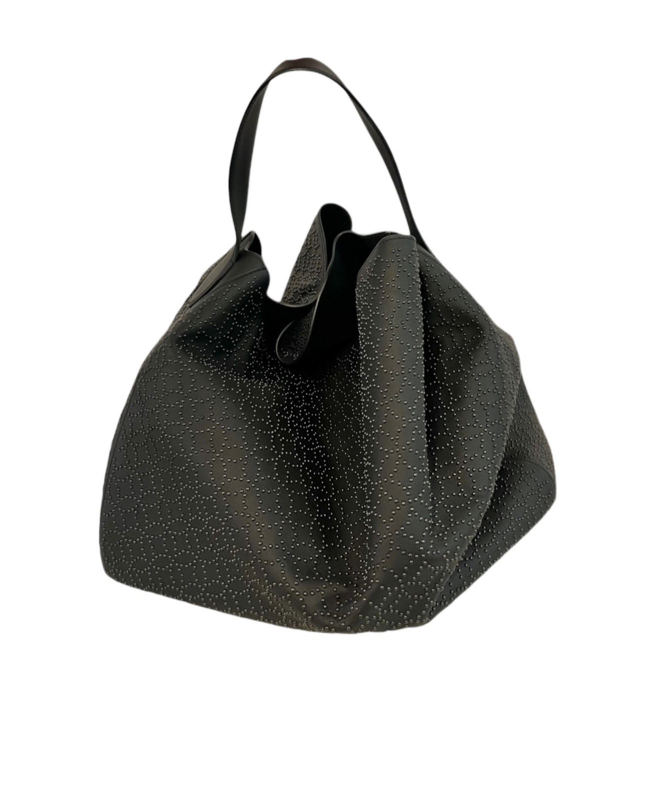 Alaïa Patterned Handbag In Black