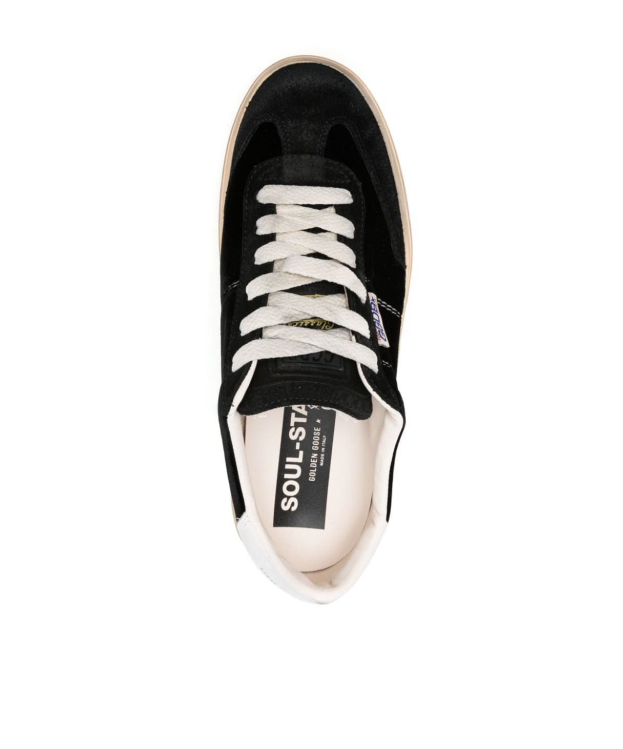 Golden Goose Soul Star Velvet Suede Low-top Sneakers In Black
