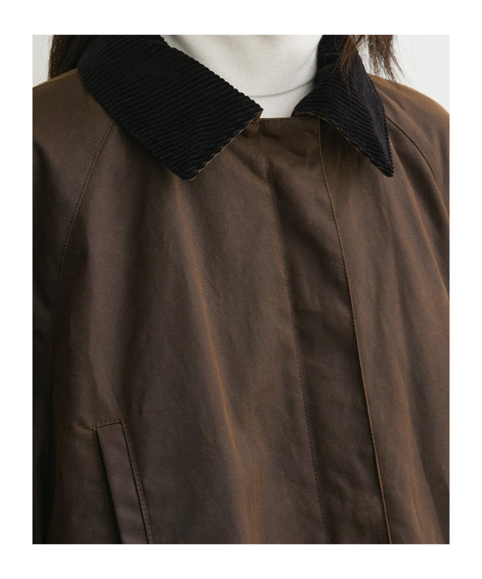 Totême Country Waxed Oversized Jacket In Black