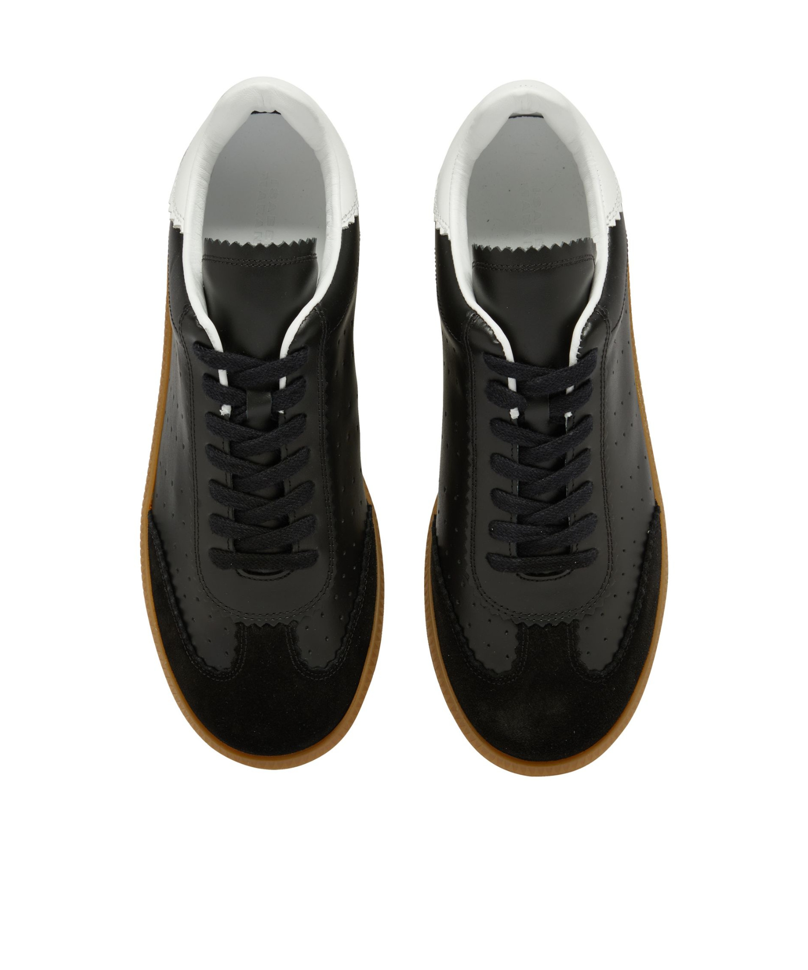 ISABEL MARANT ROUND TOE LOW-TOP SNEAKERS