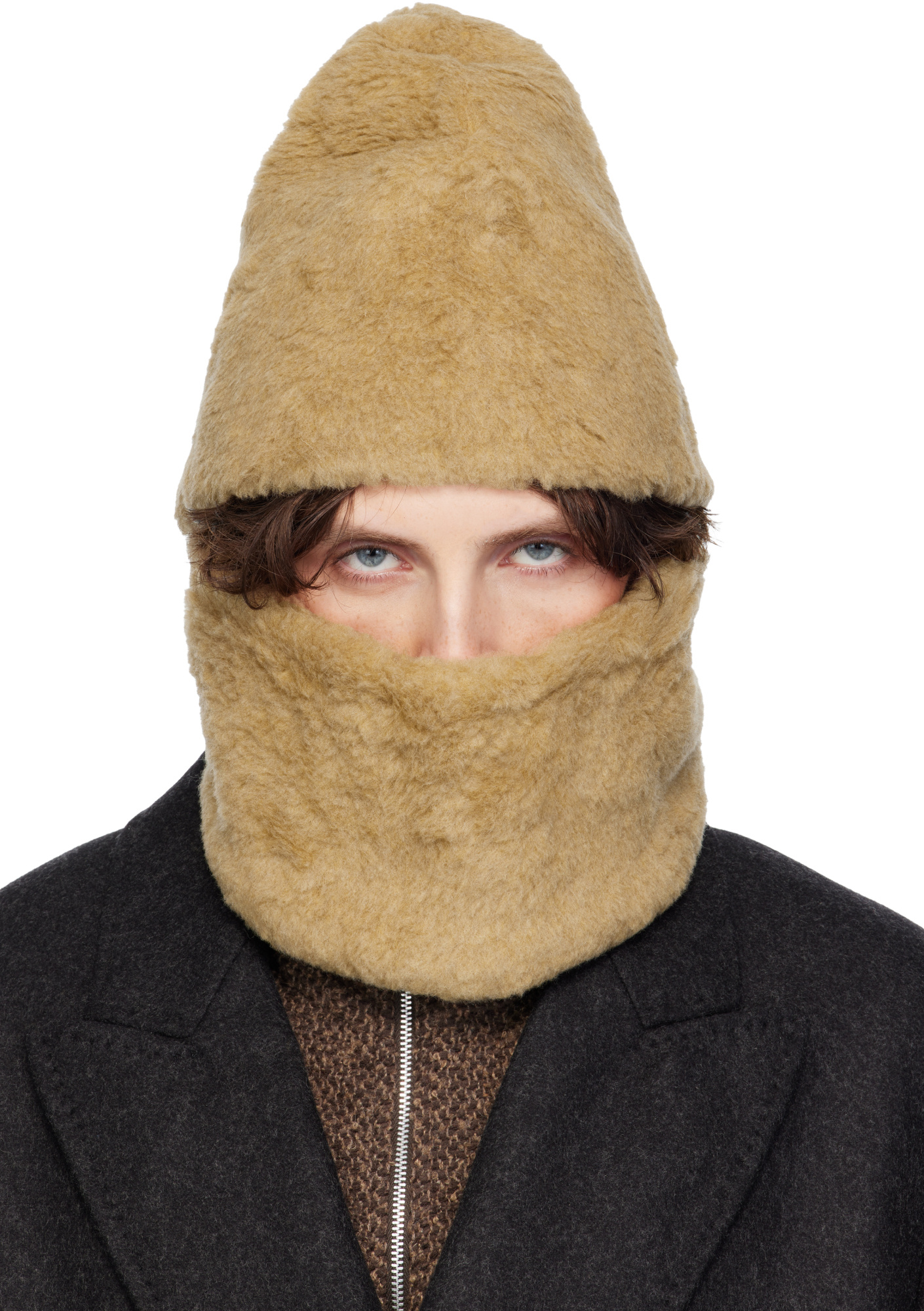 Our Legacy Structured Beige Hat With Rounded Crown And Versatile Brim