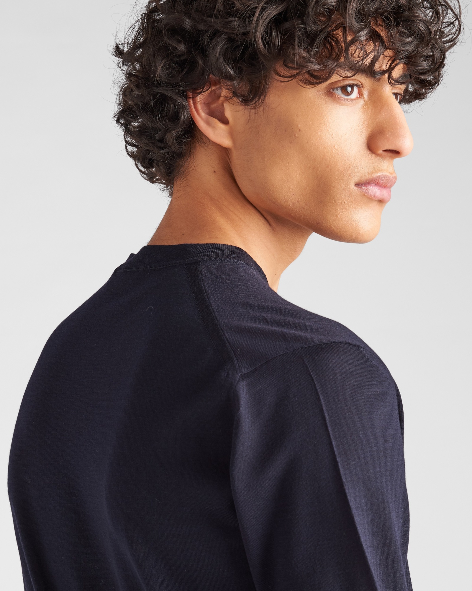 Prada Logo-print Short-sleeve T-shirt In Blue