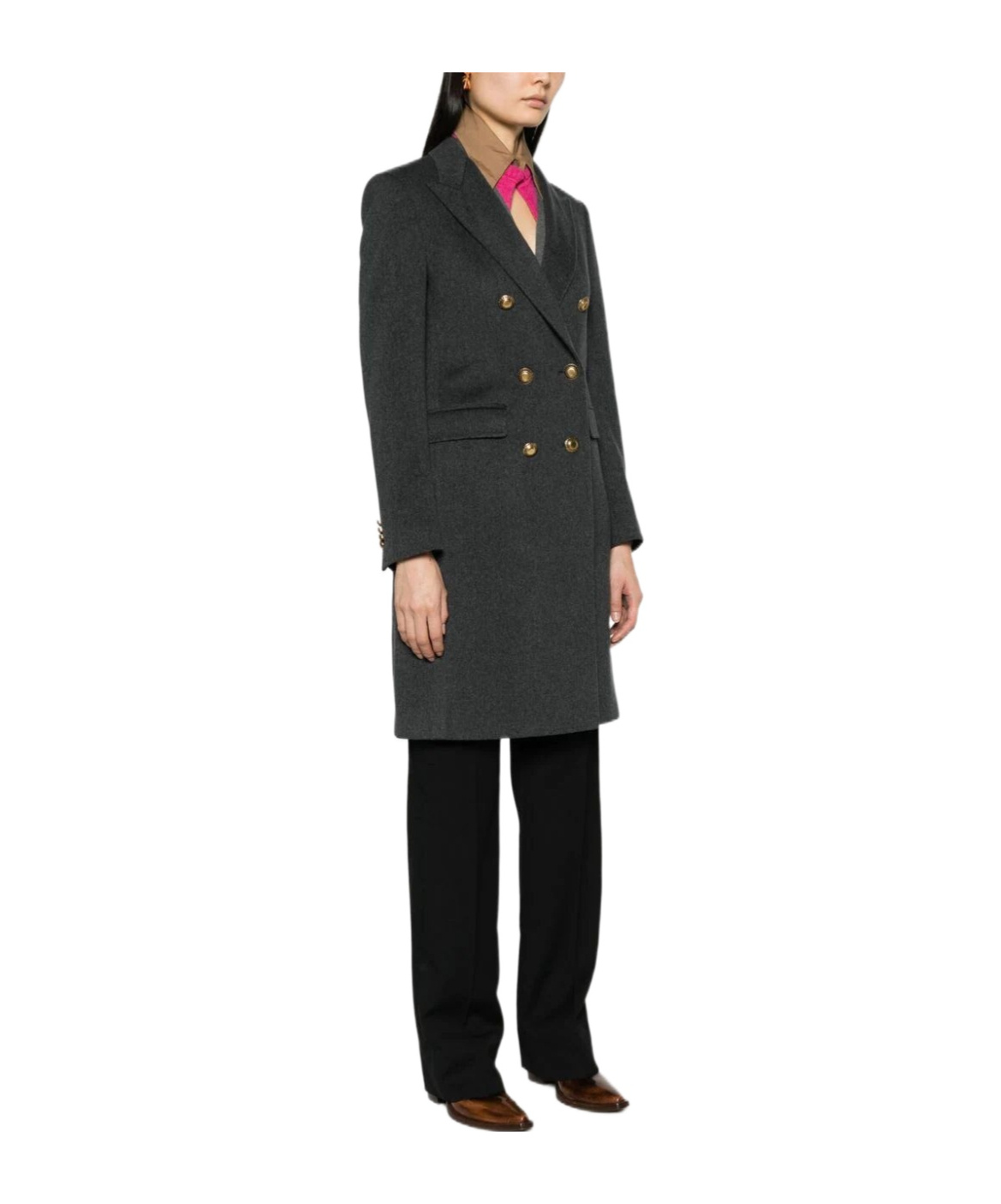 Tagliatore Women Parigi Double Breasted Coat In Black