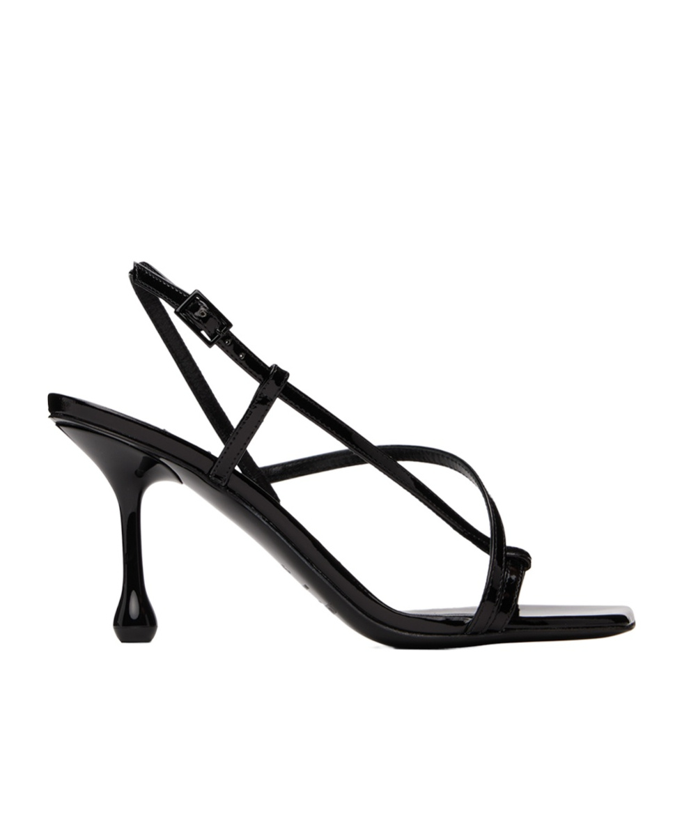 Jimmy Choo Etana 80 Crystal Embellished Sandals In Black