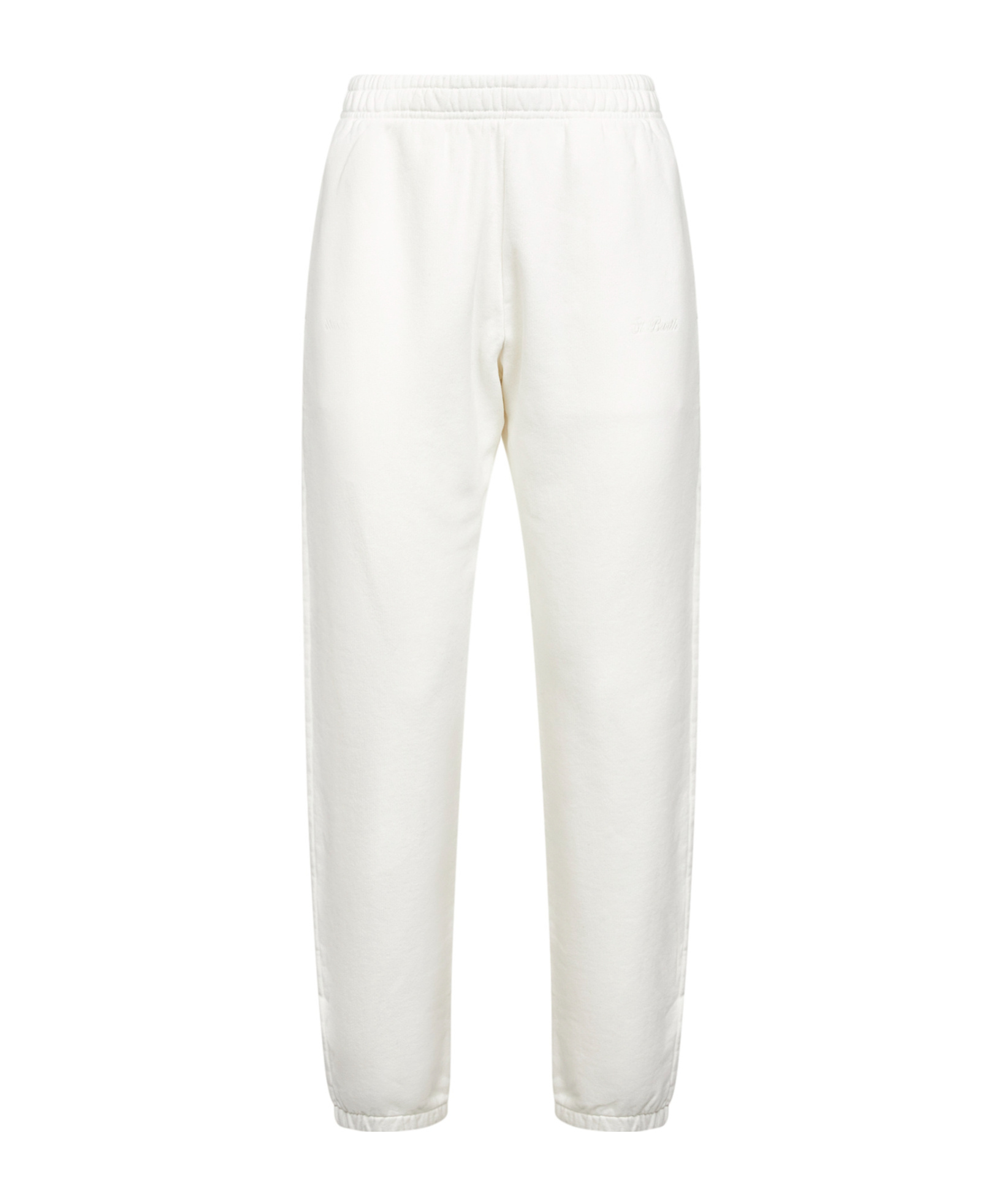 Mc2 Saint Barth Elastic Waist Sweatpants In White